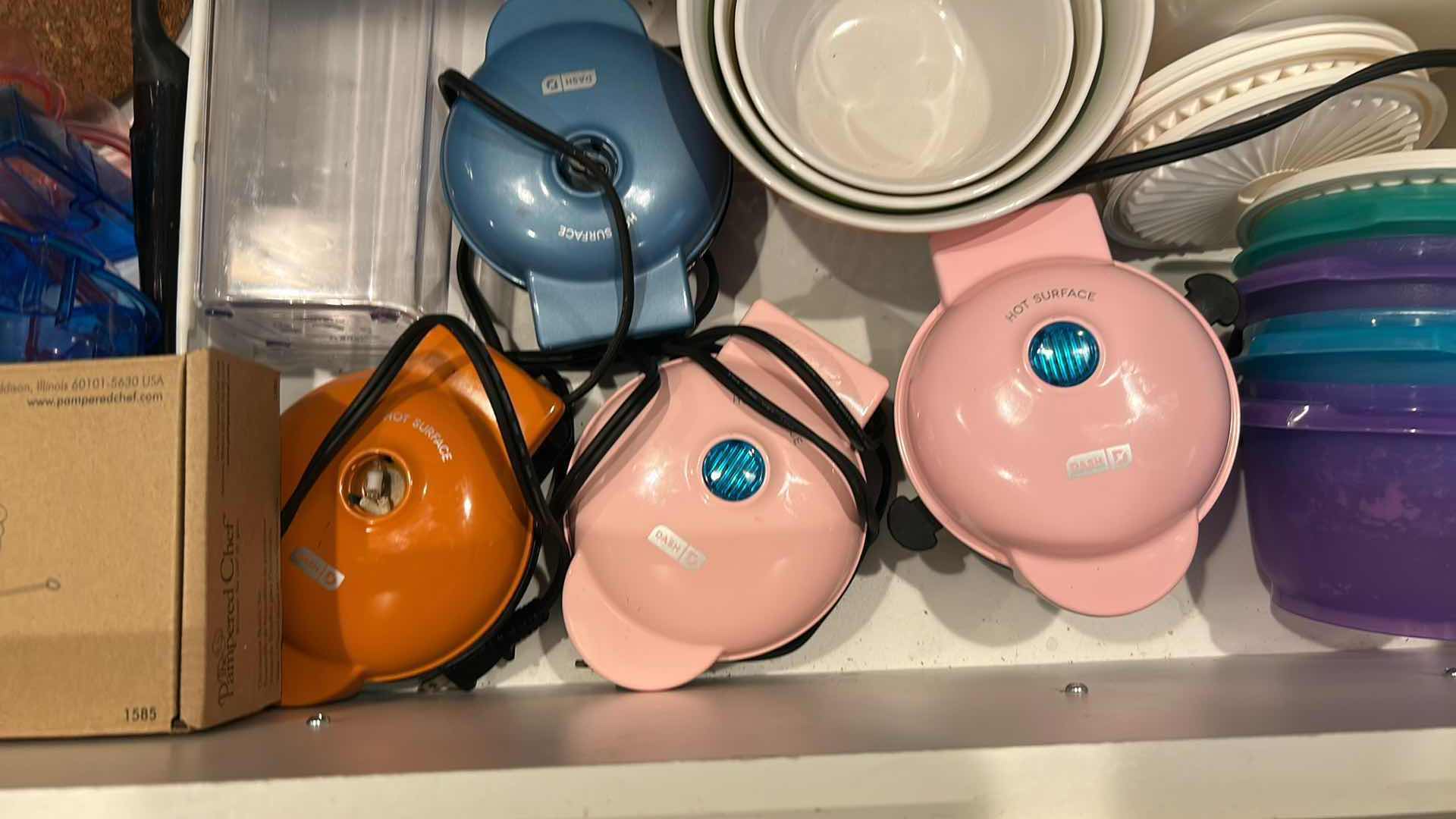 Photo 1 of CONTENTS OF DRAWER ASSORTED MINI CAKE MAKER PLASTICS