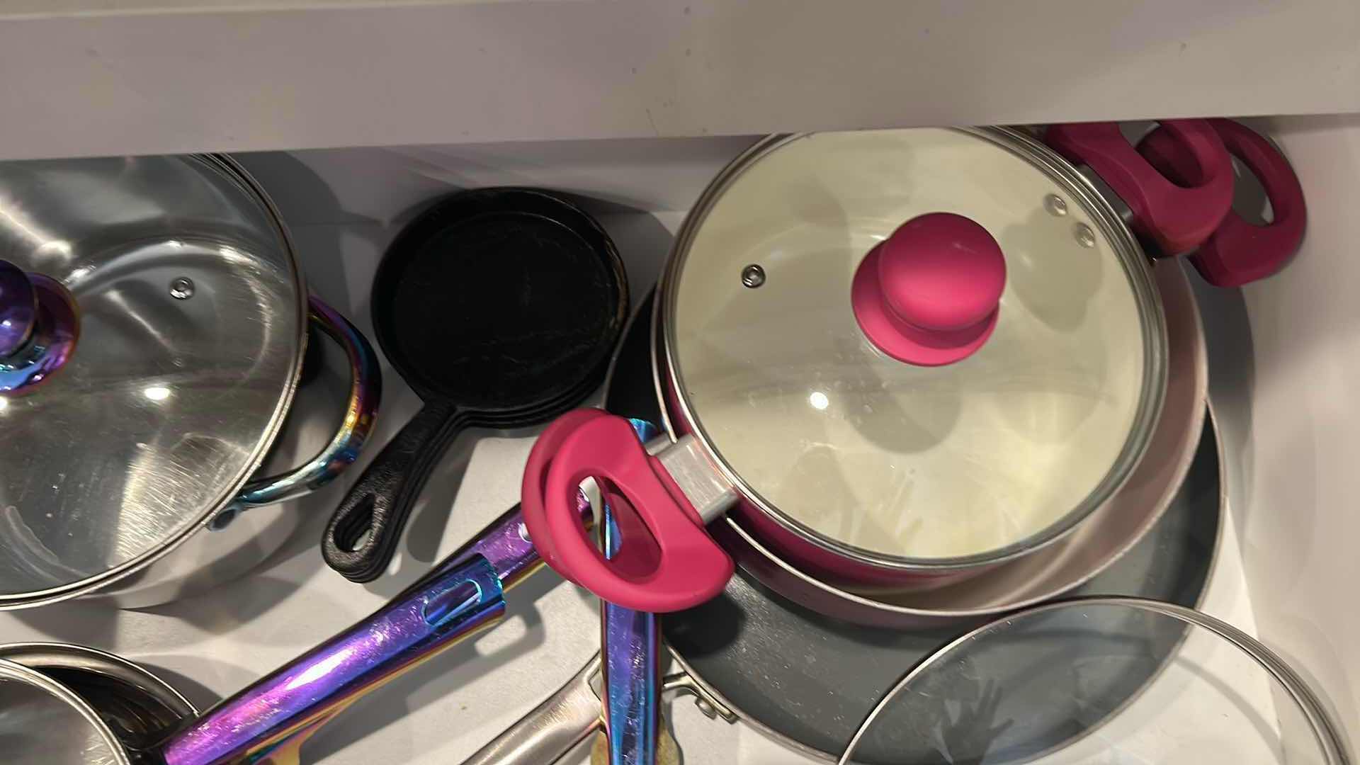 Photo 2 of CONTENTS OF DRAWER POTS PANS