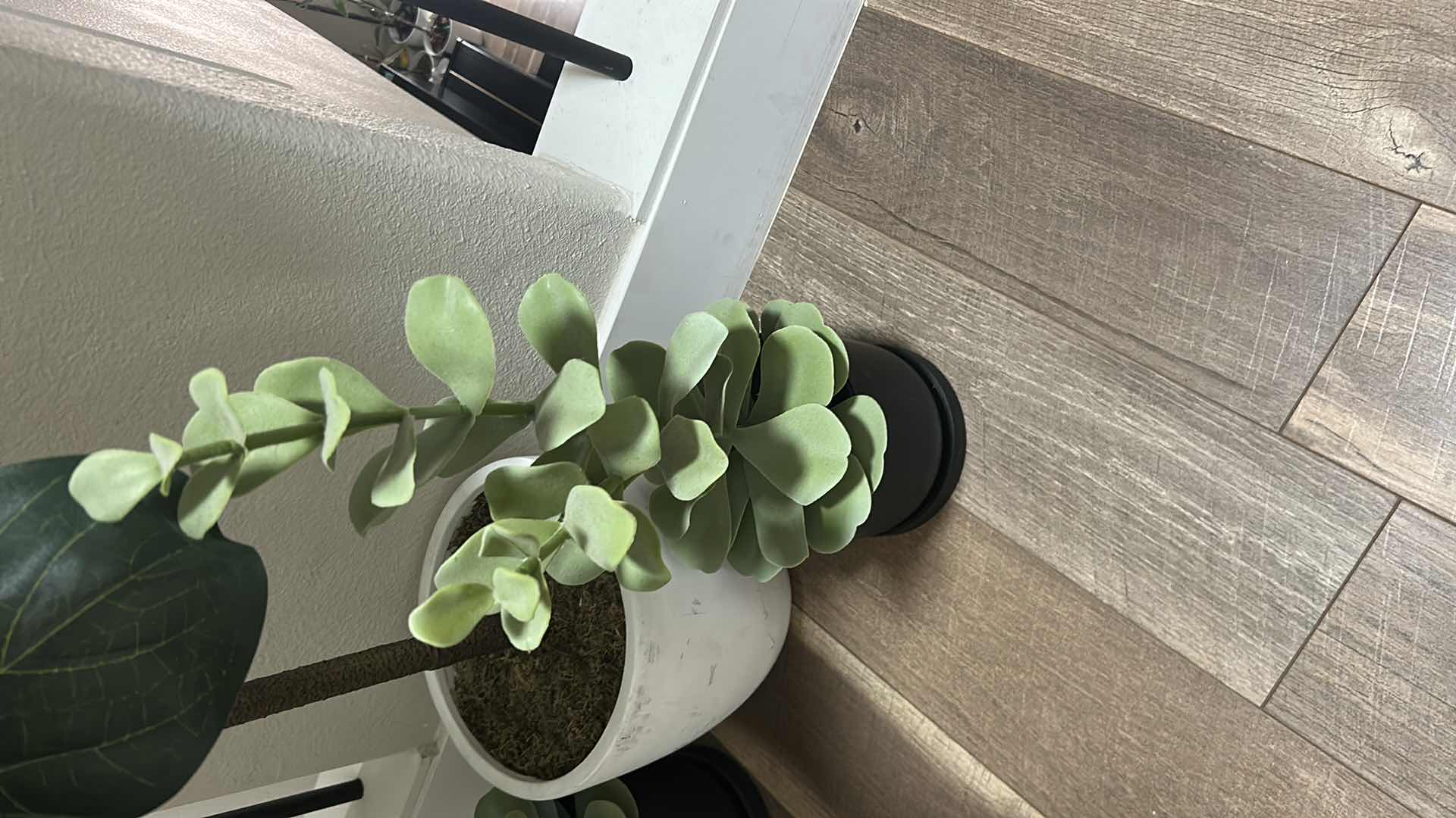 Photo 1 of 3- FAUX PLANTS IN DECORATIVE POTS