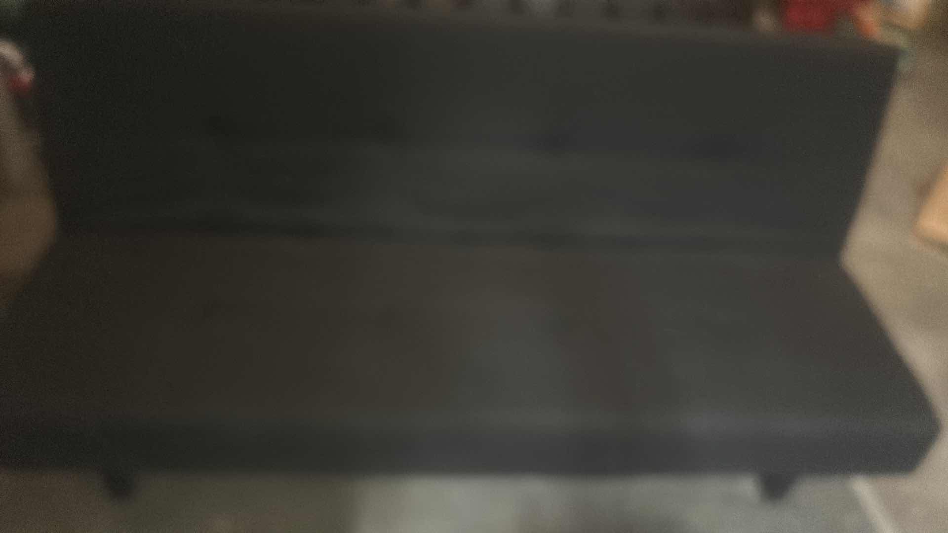 Photo 1 of 70” BLACK FABRIC FUTON