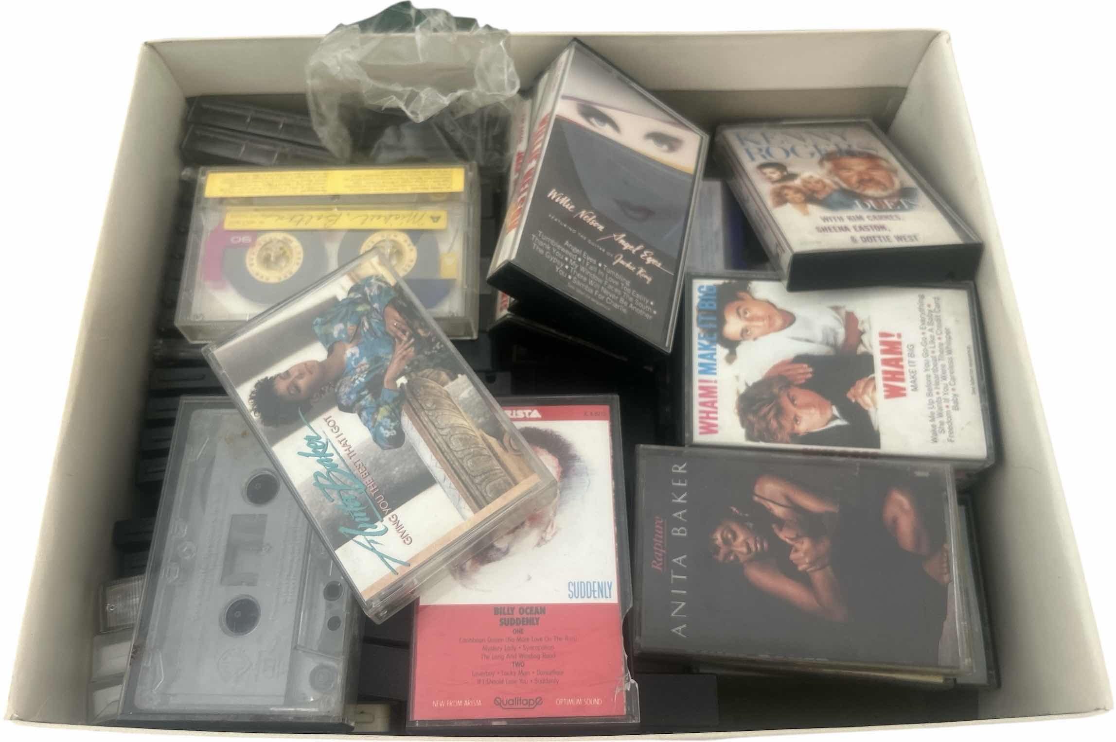 Photo 1 of BOX FULL OF CASSETTES