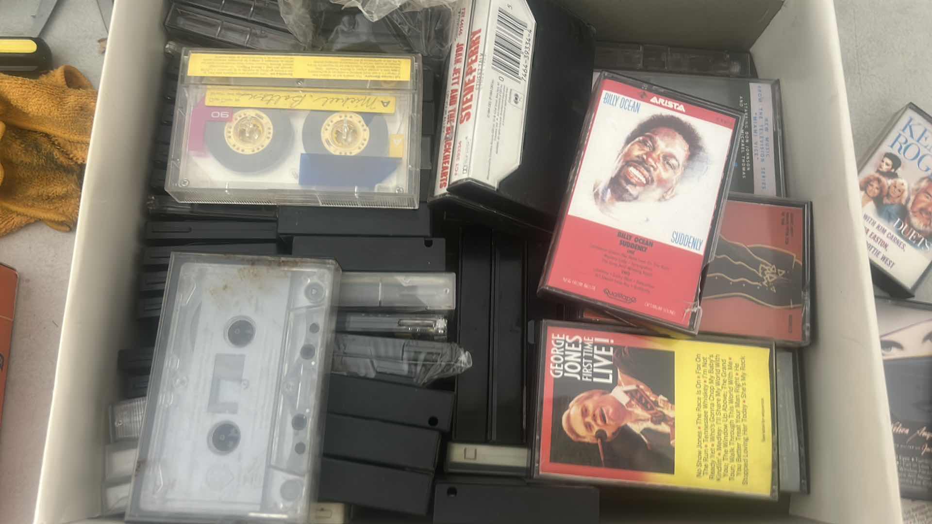 Photo 1 of BOX FULL OF CASSETTES