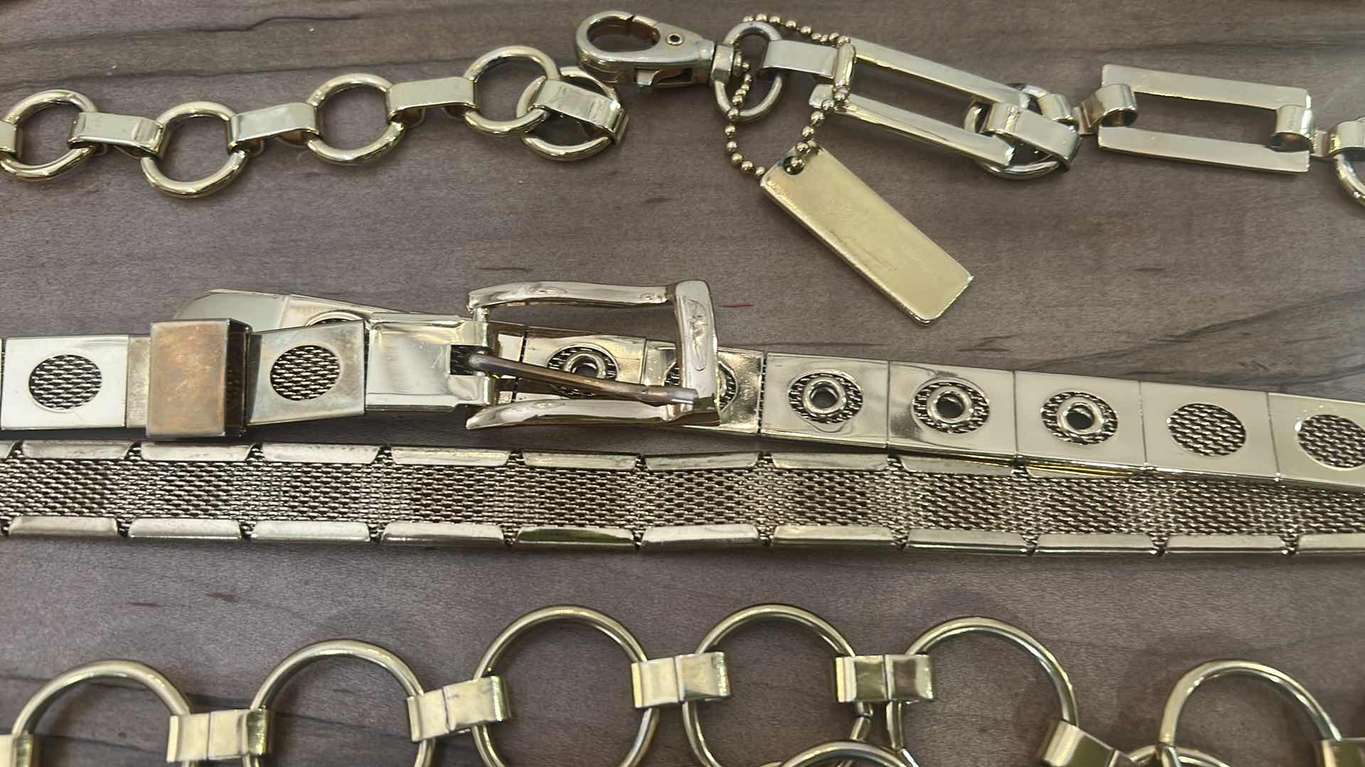 Photo 1 of 4 WOMENS GOLD TONE BELTS - XL XXL