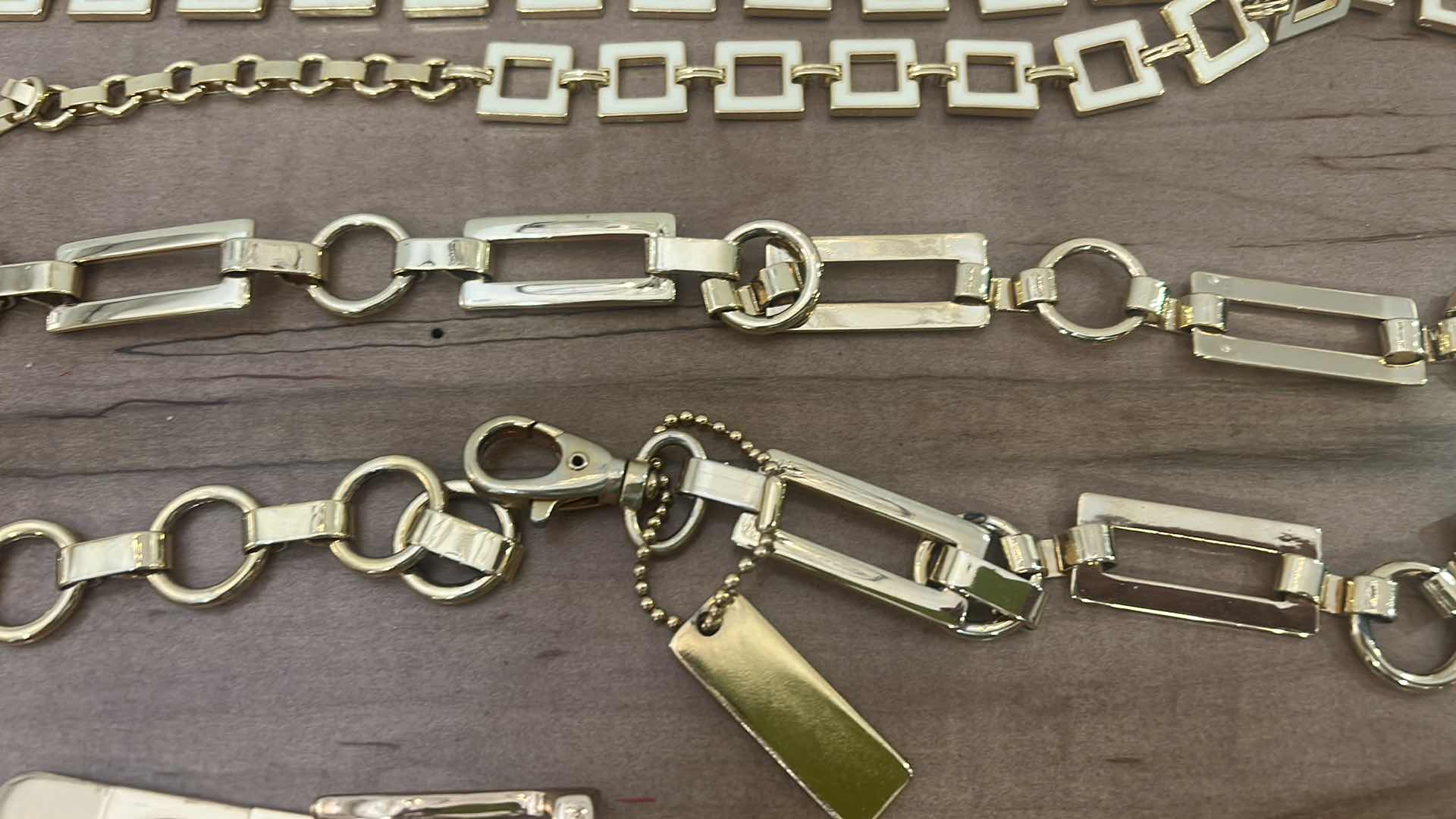 Photo 1 of 4 WOMENS GOLD TONE BELTS - XL XXL