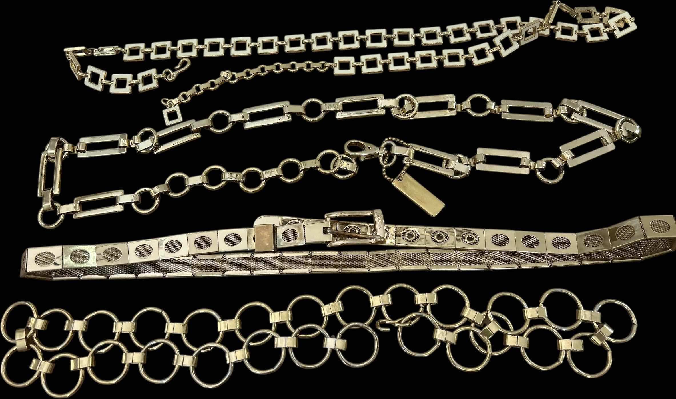 Photo 1 of 4 WOMENS GOLD TONE BELTS - XL XXL