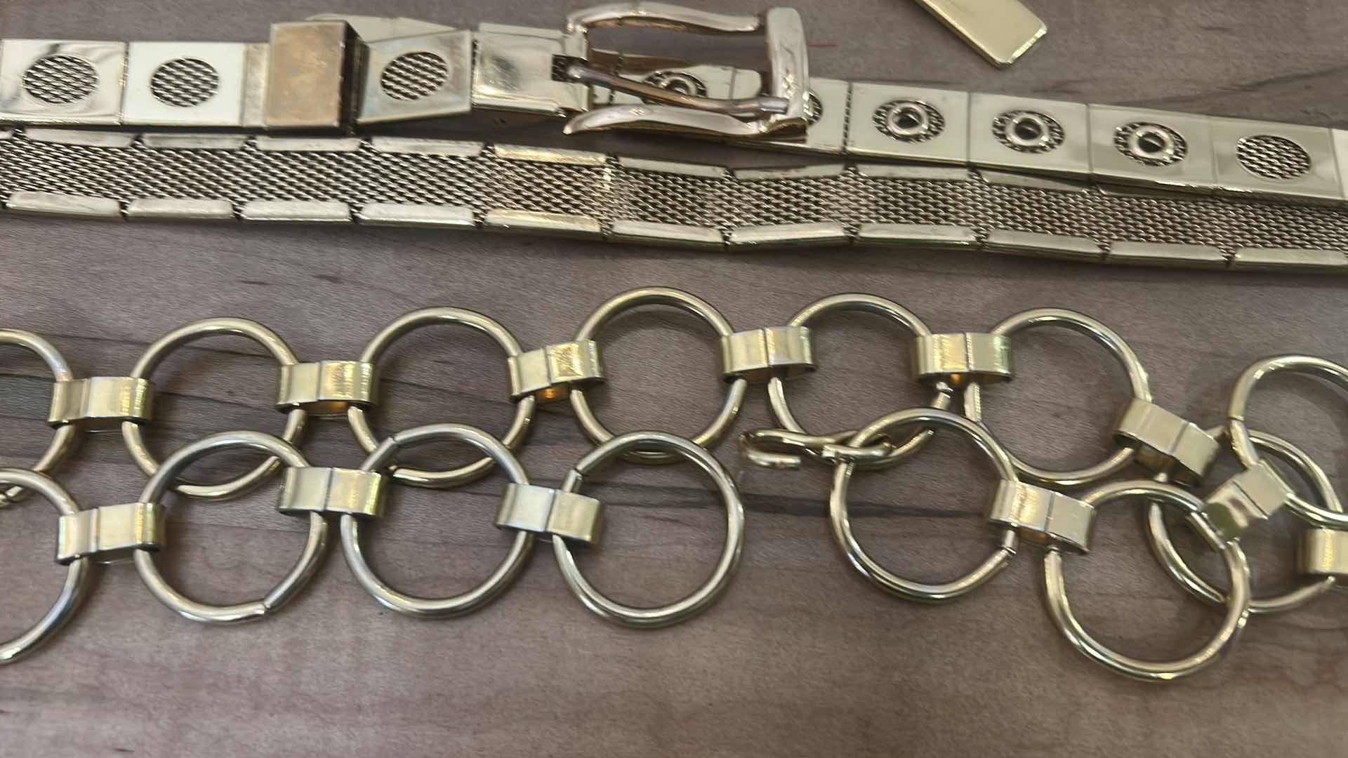 Photo 1 of 4 WOMENS GOLD TONE BELTS - XL XXL