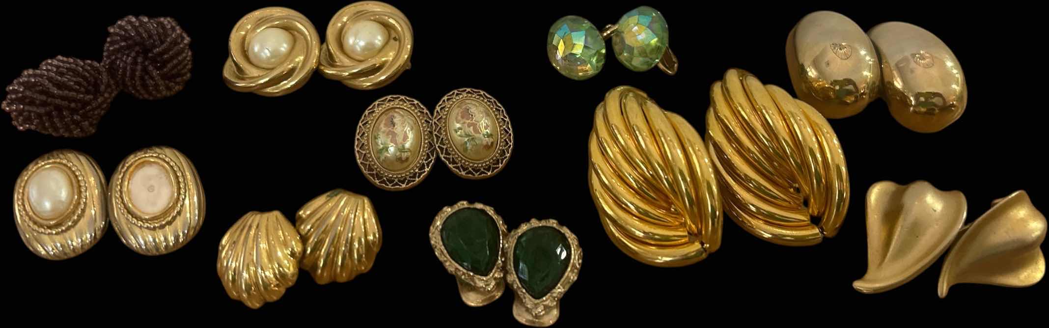 Photo 1 of 10 PAIRS WOMENS CLIP ON EARRINGS