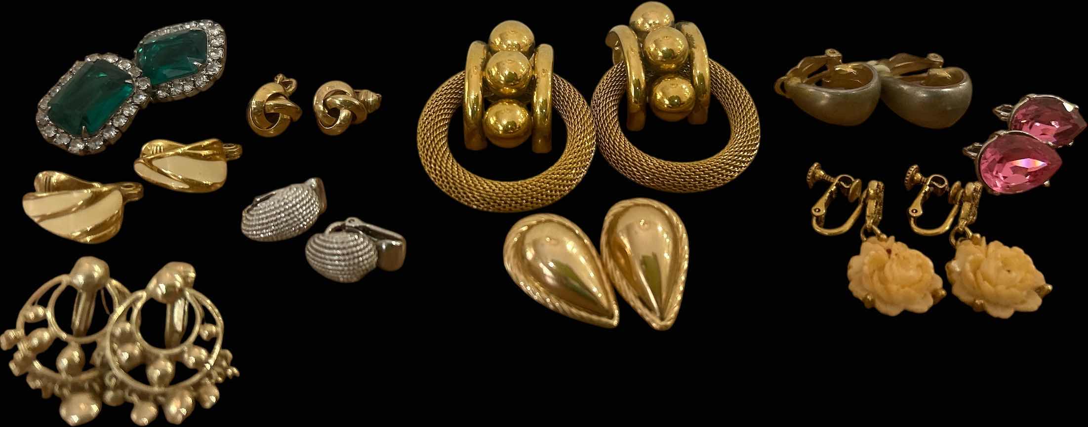 Photo 1 of 10 PAIRS WOMENS CLIP ON EARRINGS