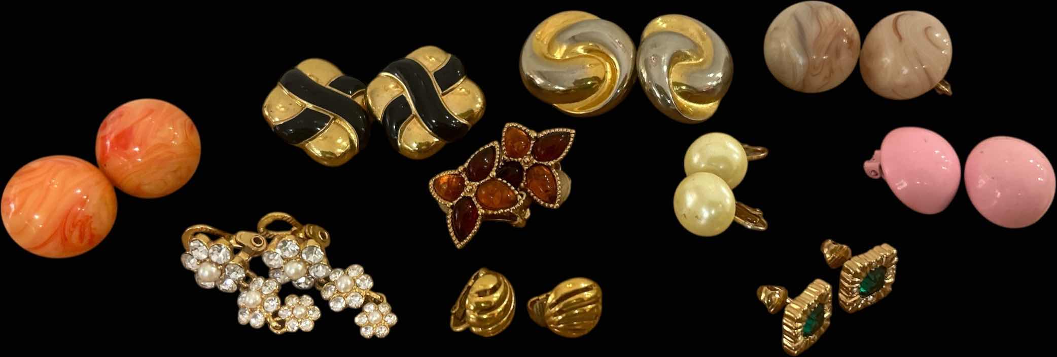 Photo 1 of 10 PAIRS WOMENS CLIP ON EARRINGS