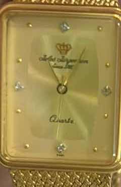 Photo 1 of 2 MENS WATCHES AND  GOLD TONE RING WITH TIGERS EYE STONE