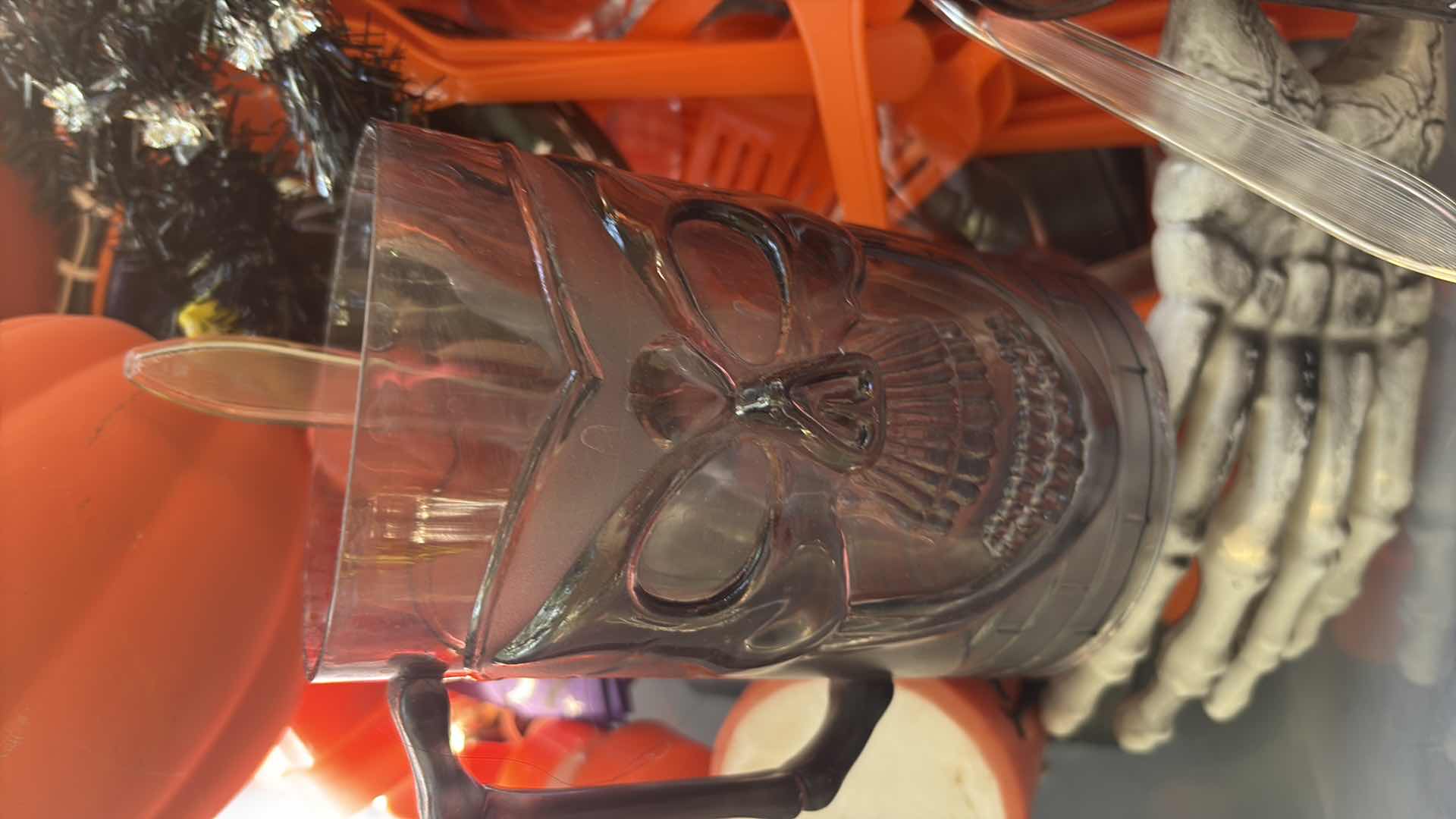 Photo 1 of CONTENTS OF TOTE KITCHEN HALLOWEEN DECORATIONS