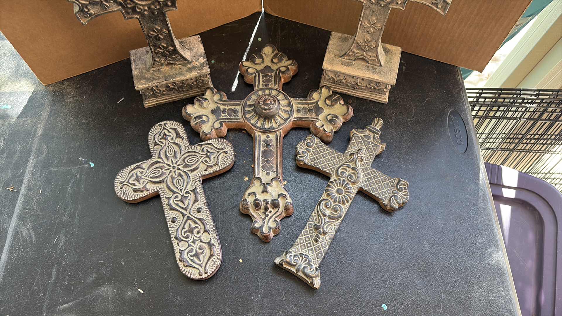 Photo 1 of DECORATIVE CROSSES 10”X14”H