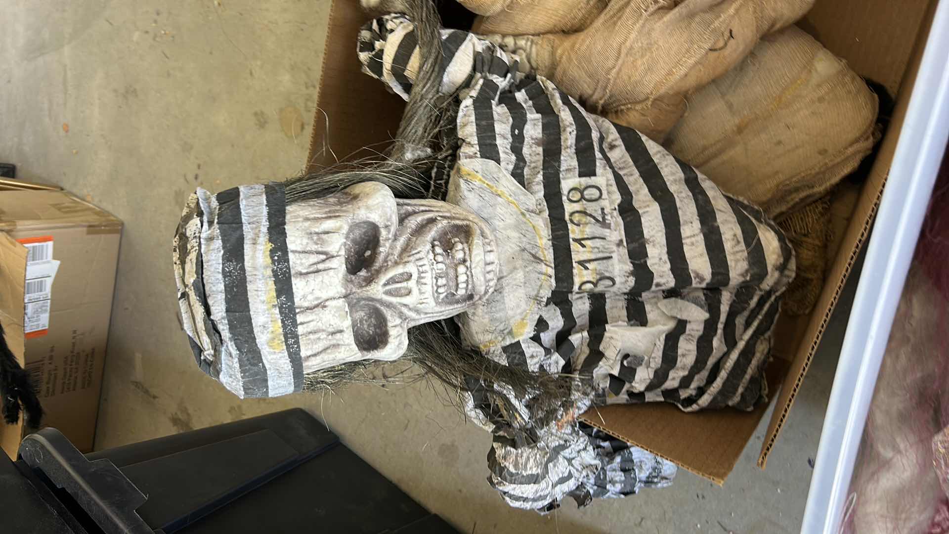 Photo 1 of BOX & TOTE - SCARY HALLOWEEN DECORATIONS