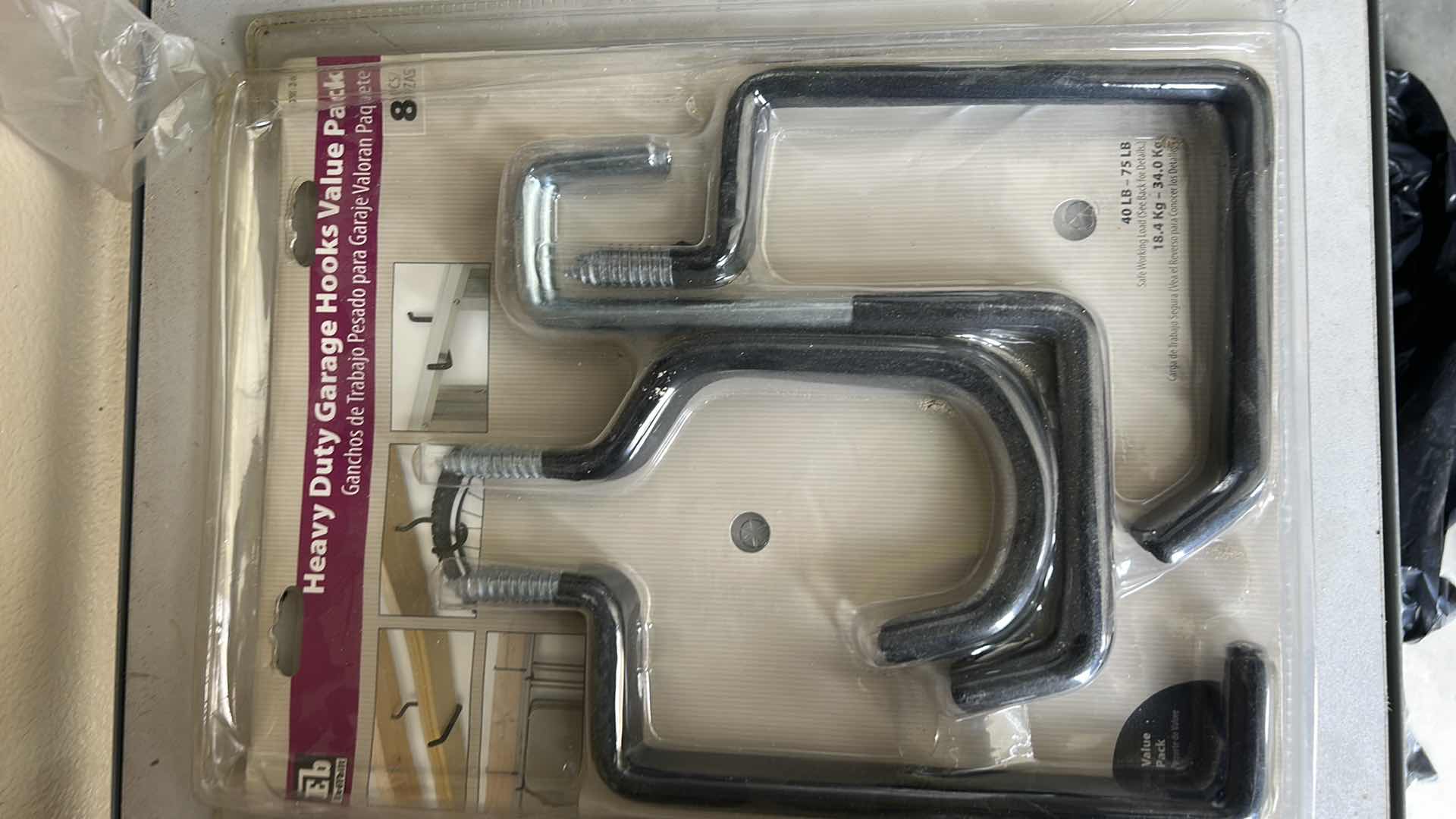 Photo 1 of 4 FORD HUBCAPS & NEW  HEAVY  DUTY GARAGE HOOKS