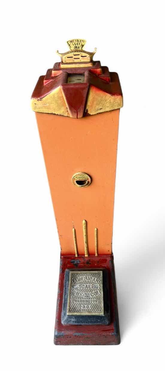 Photo 1 of RARE VINTAGE ART DECO CAST IRON AMERICAN MFG CO SCALE H51”