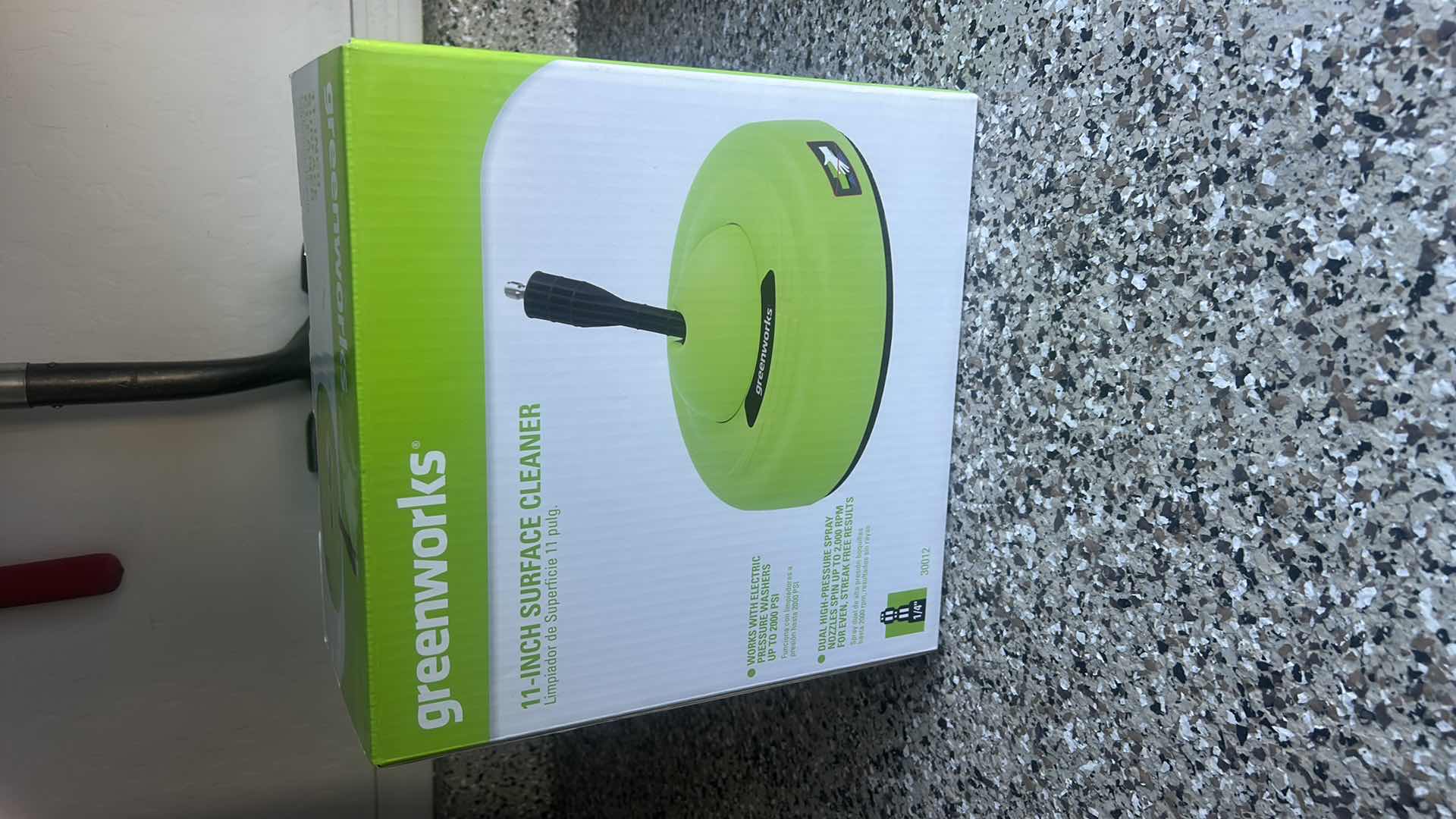 Photo 1 of GREENWORKS PRESSURE WASHER AND ATTACHMENT