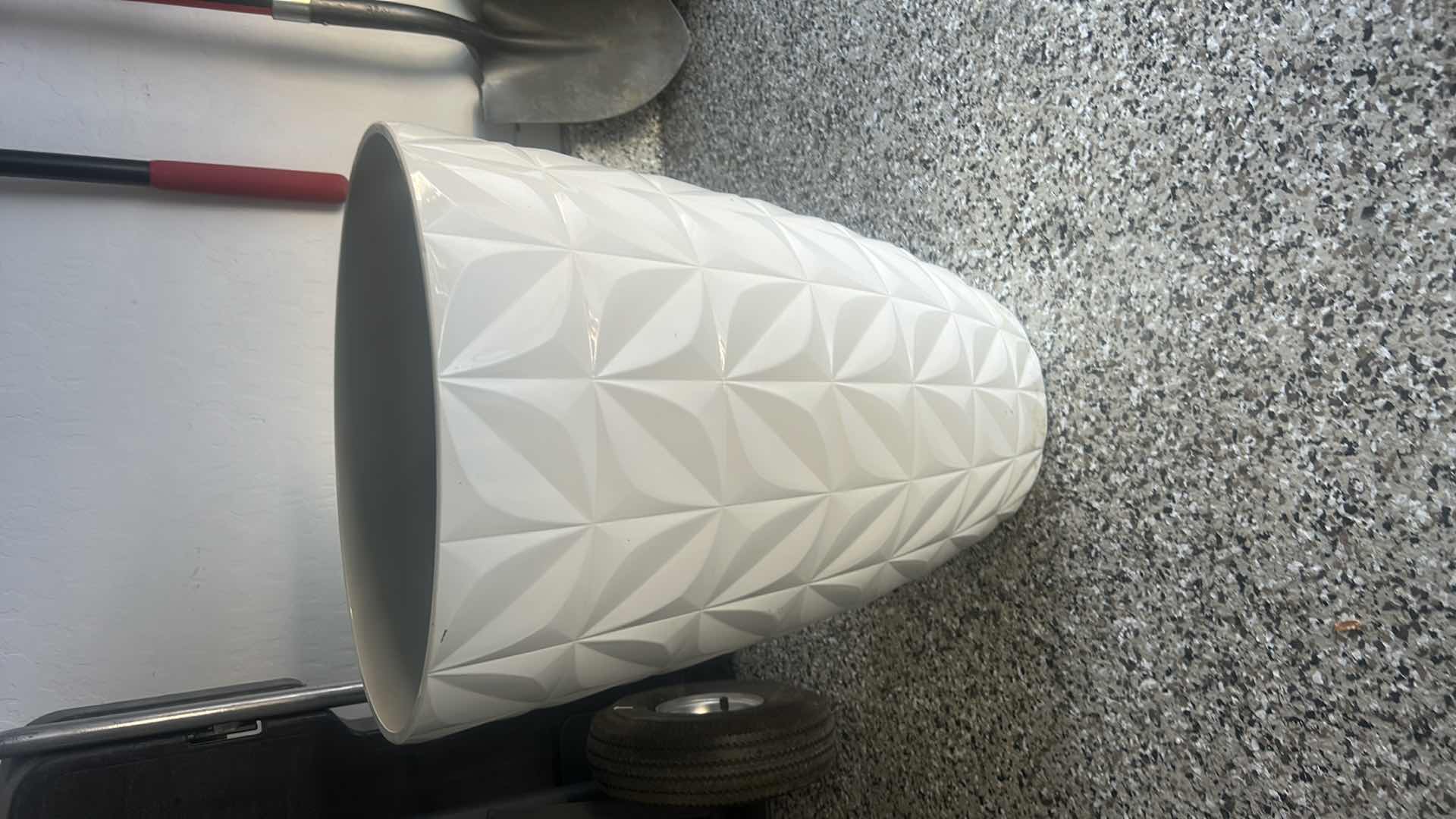 Photo 1 of CREAM RESIN OUTDOOR  POT 16” X H20”