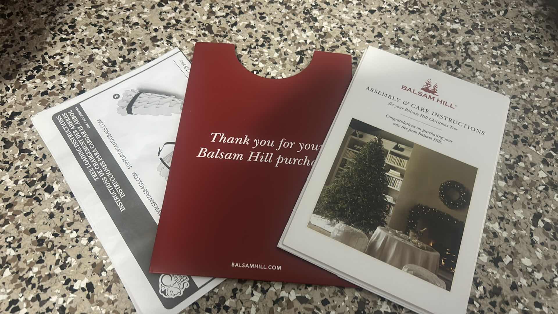 Photo 1 of BALSAM HILL CHRISTMAS TREE IN WHEELED CARRYING CASE