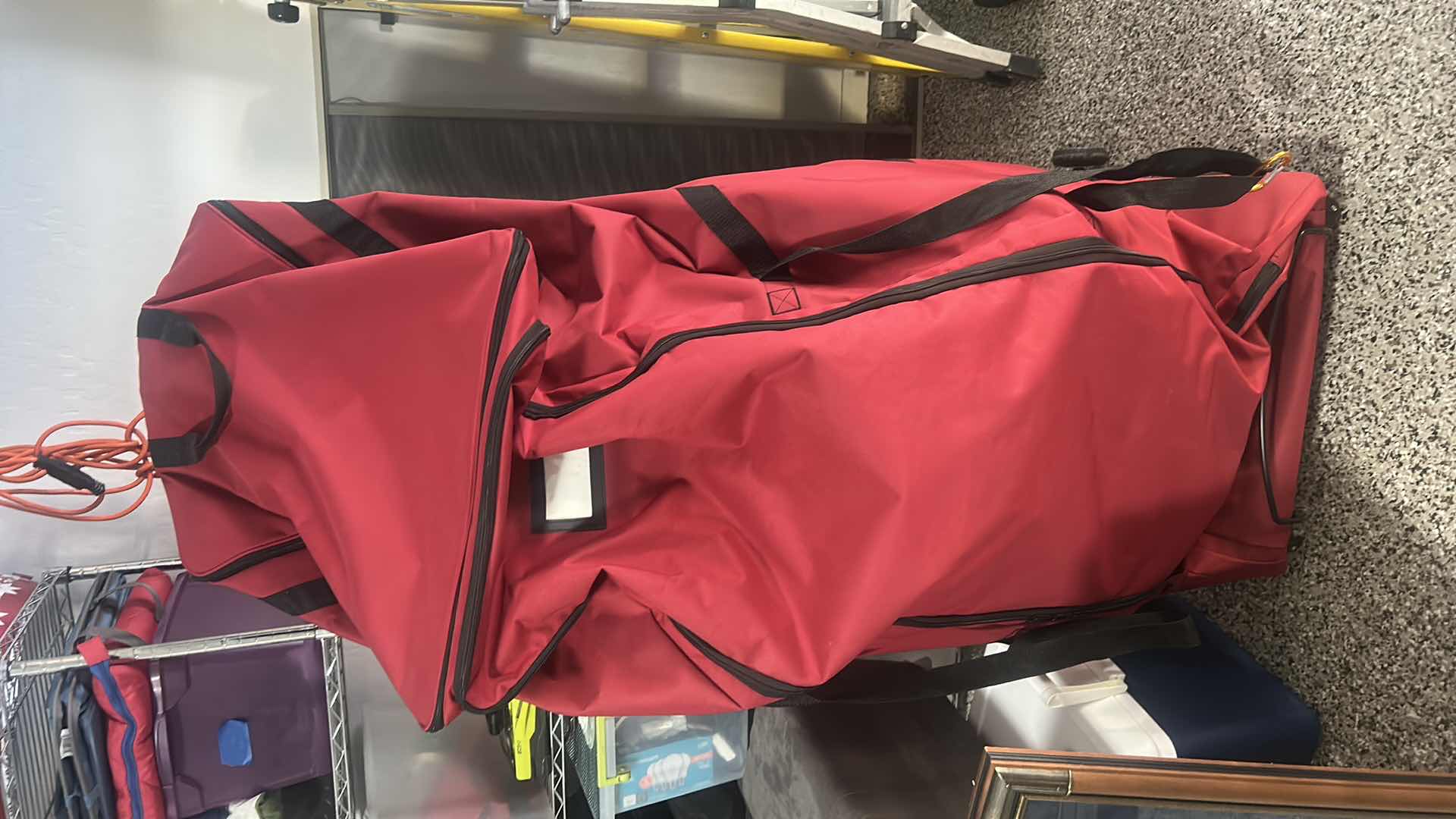 Photo 1 of BALSAM HILL CHRISTMAS TREE IN WHEELED CARRYING CASE