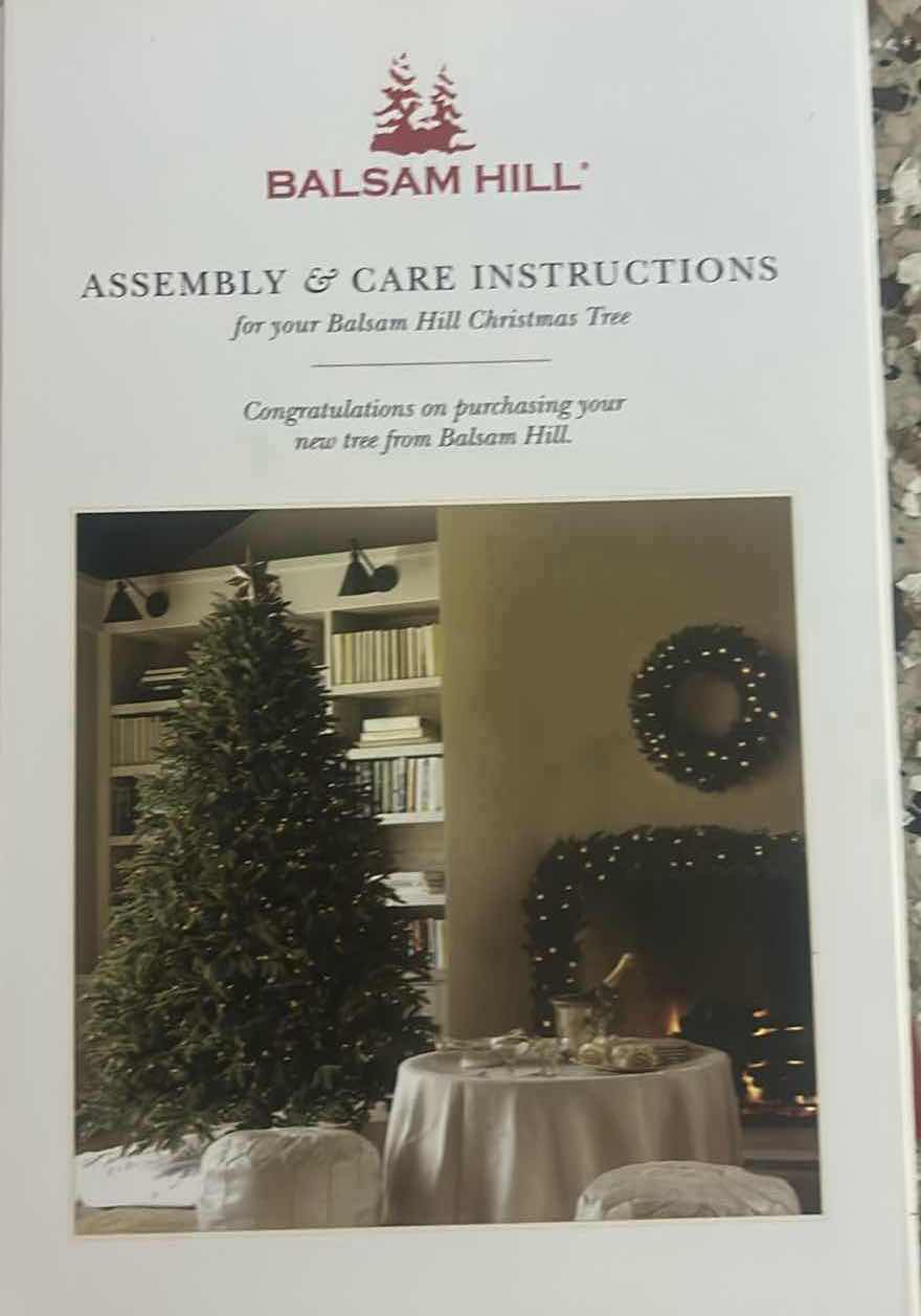 Photo 1 of BALSAM HILL CHRISTMAS TREE IN WHEELED CARRYING CASE