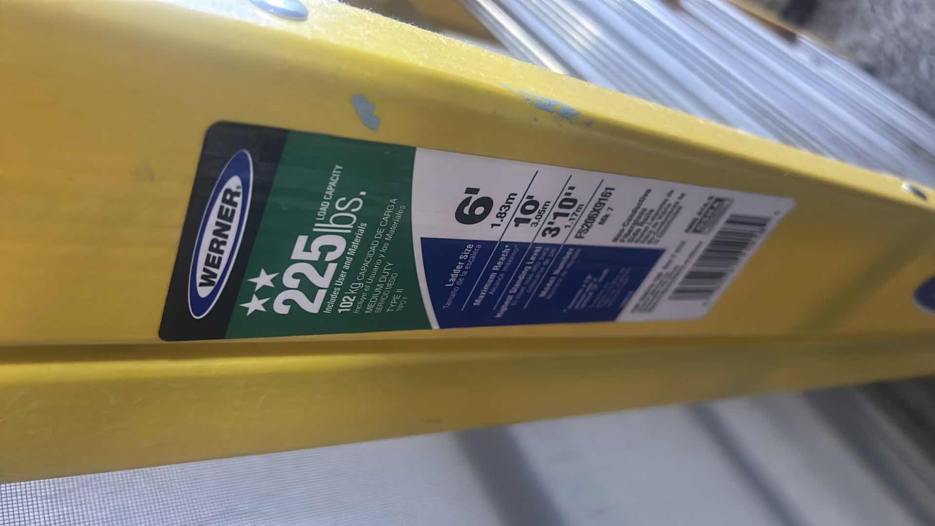 Photo 1 of WERNER 6‘ LADDER