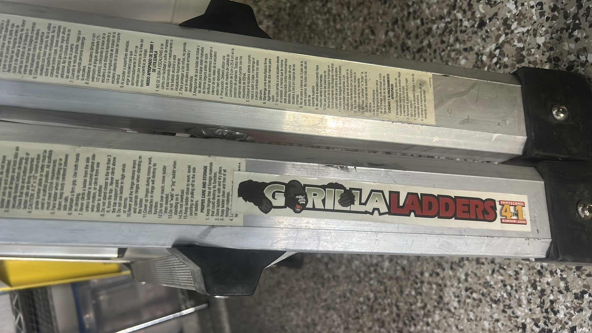 Photo 1 of GORILLA 4 IN 1 LADDER