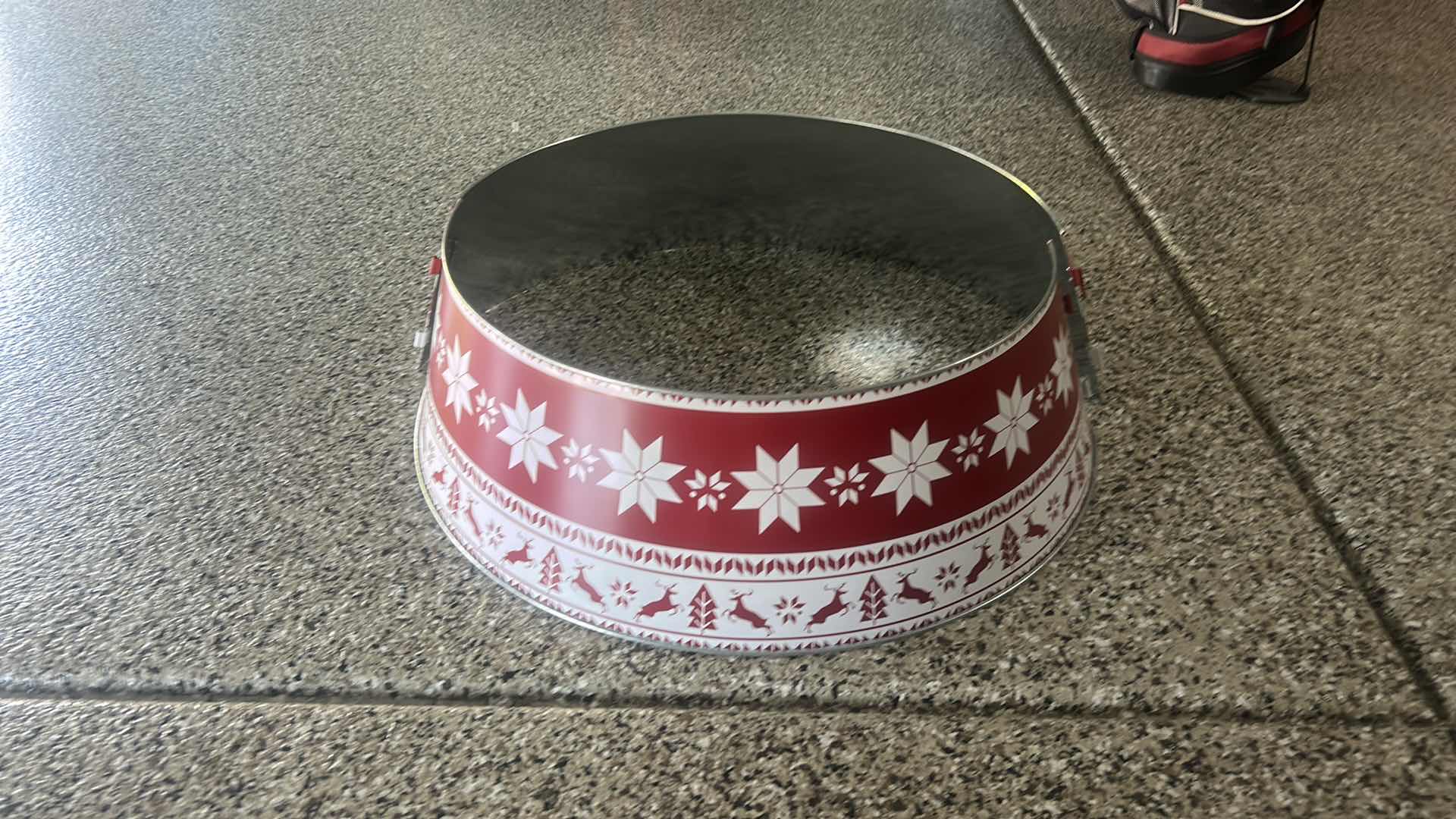 Photo 1 of TIN CHRISTMAS TREE SURROUND (21” OPENING, H8”)