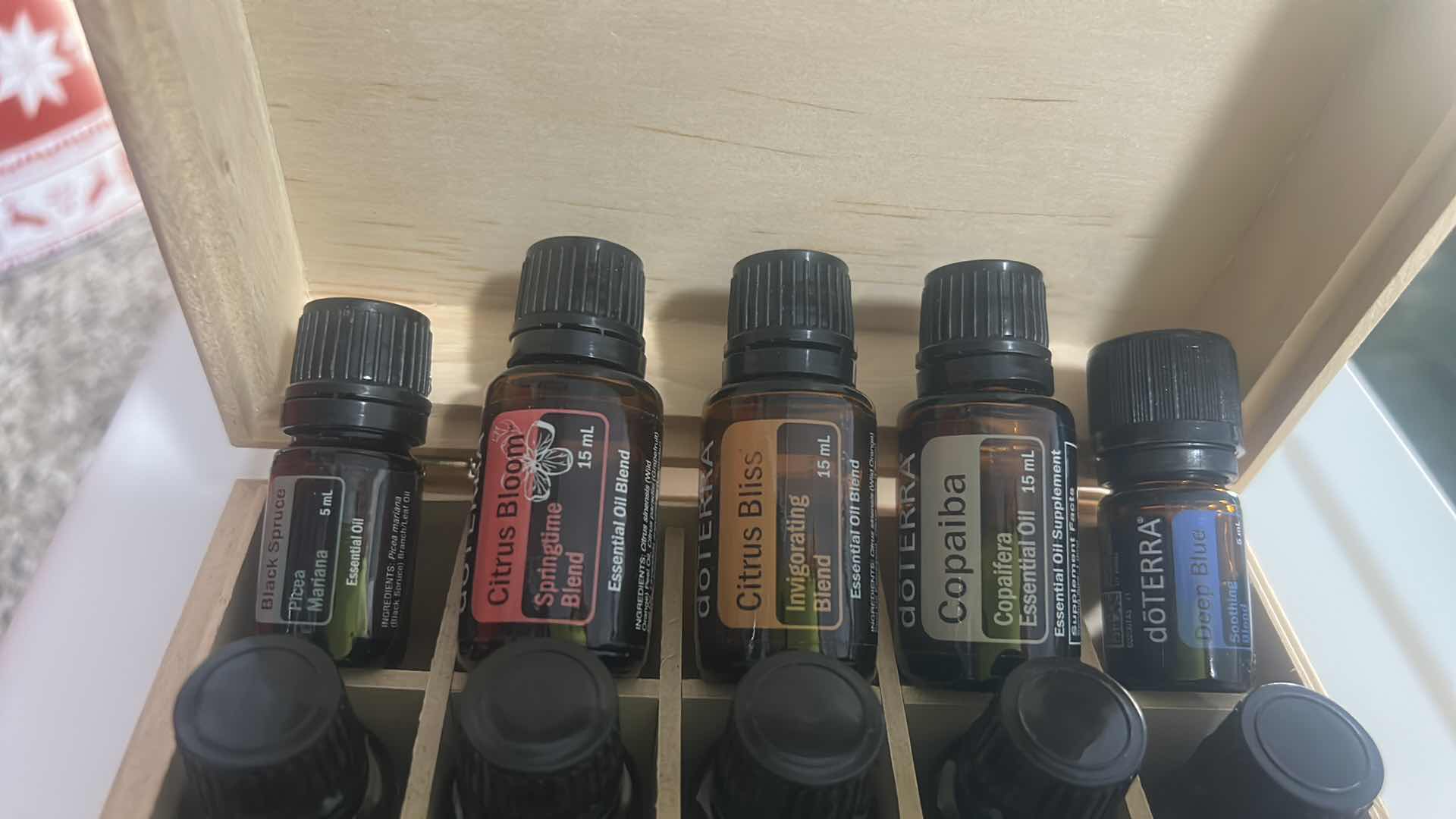 Photo 1 of doTERRA ESSENTIAL OILS IN BOX