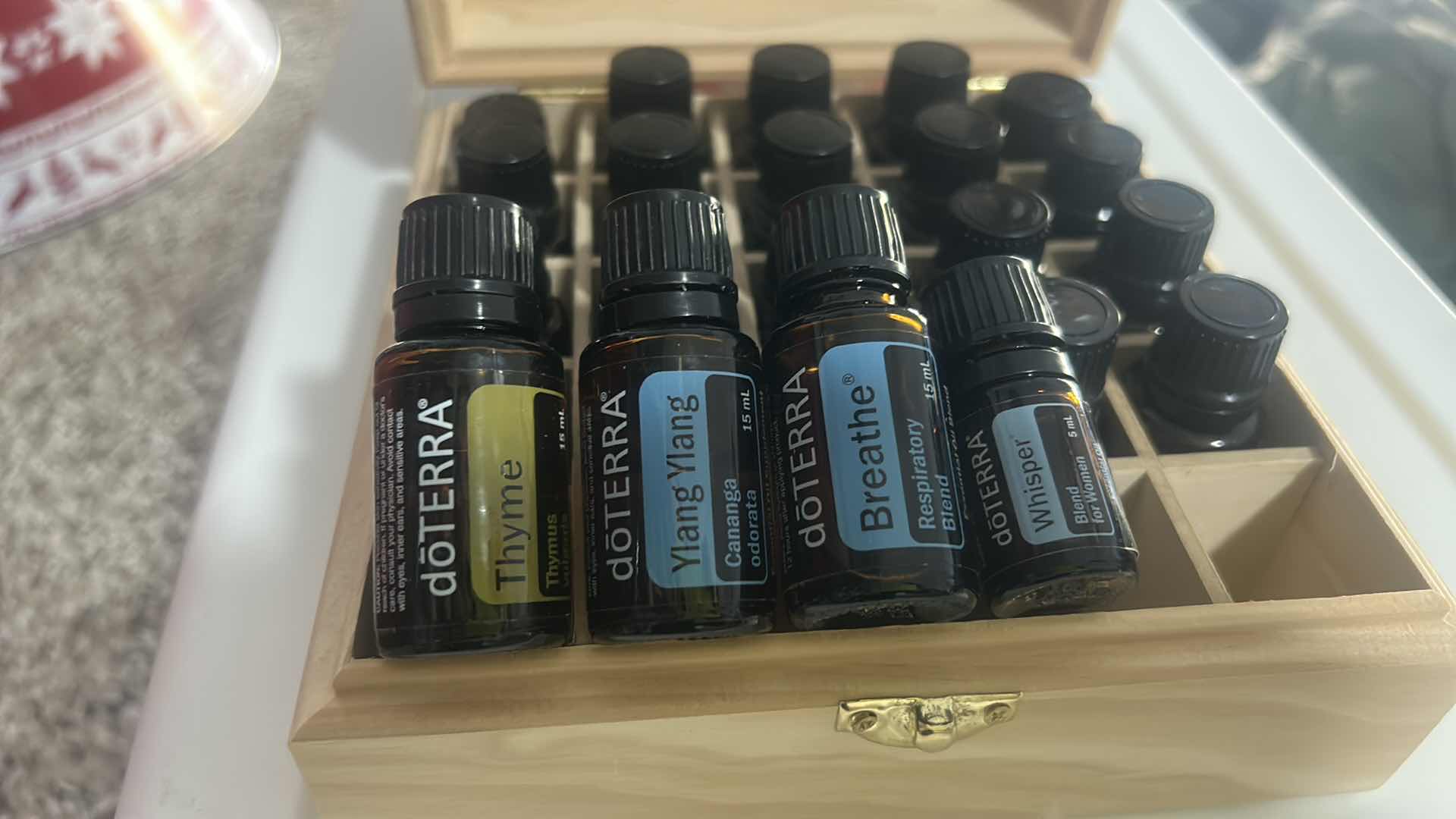 Photo 1 of doTERRA ESSENTIAL OILS IN BOX