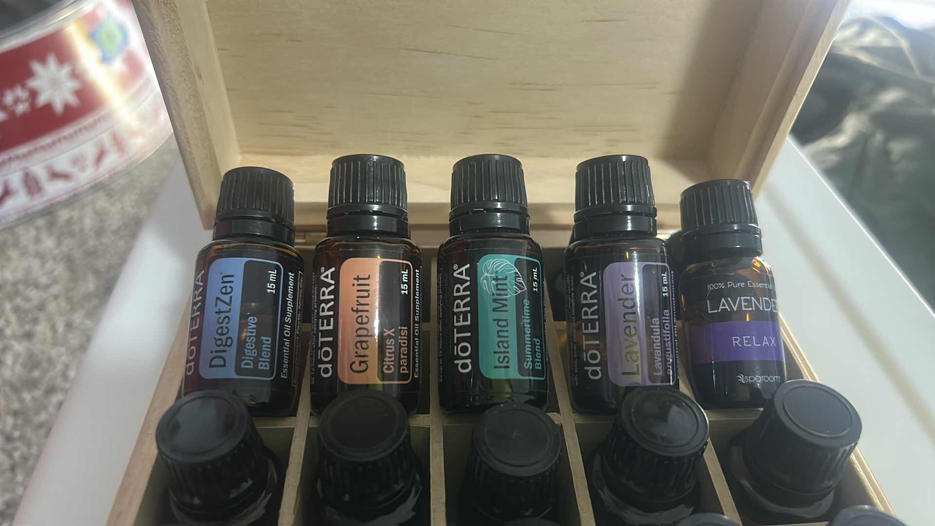 Photo 1 of doTERRA ESSENTIAL OILS IN BOX