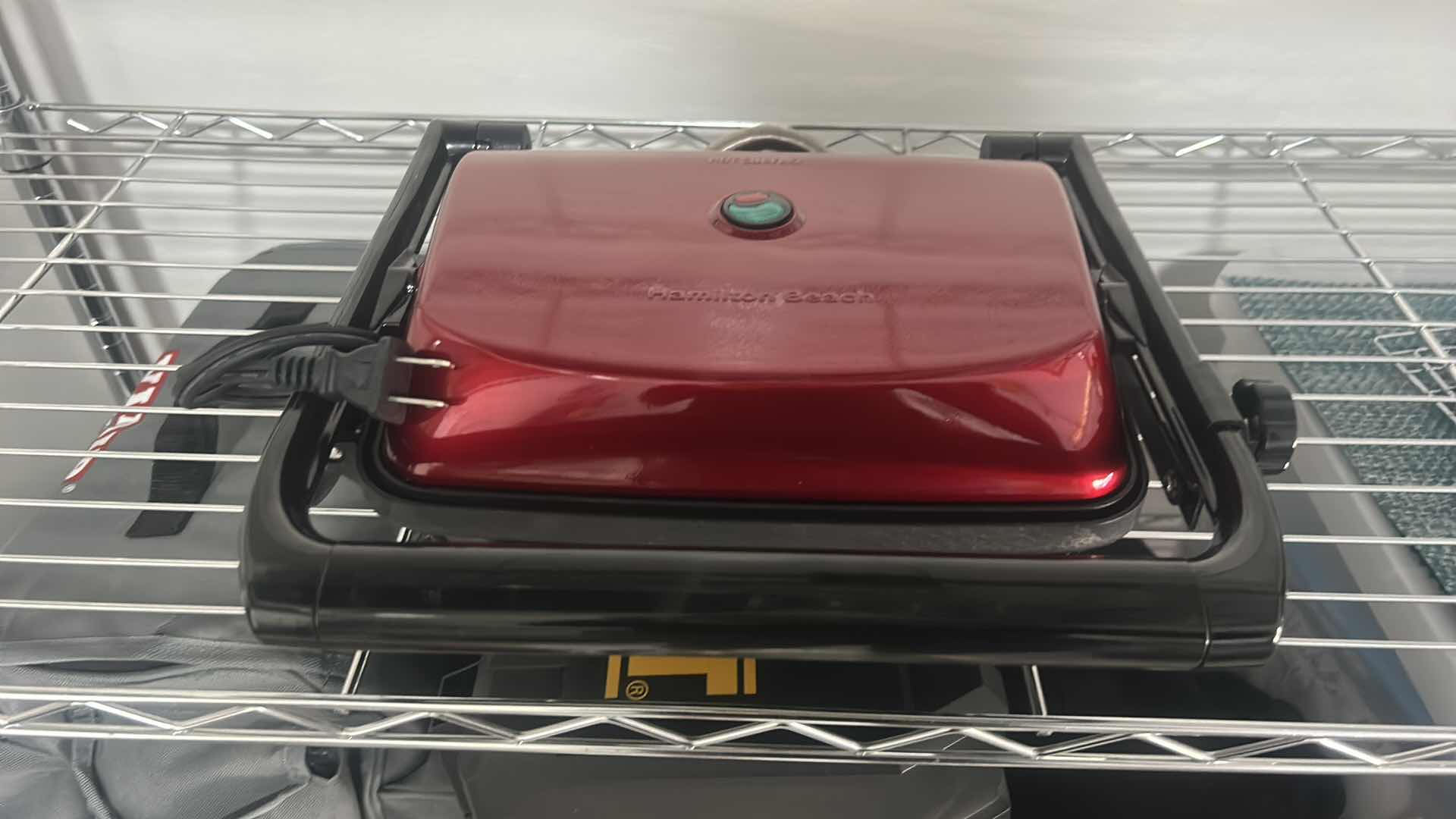 Photo 1 of HAMILTON BEACH PANINI PRESS AND GOURMET SANDWICH MAKER