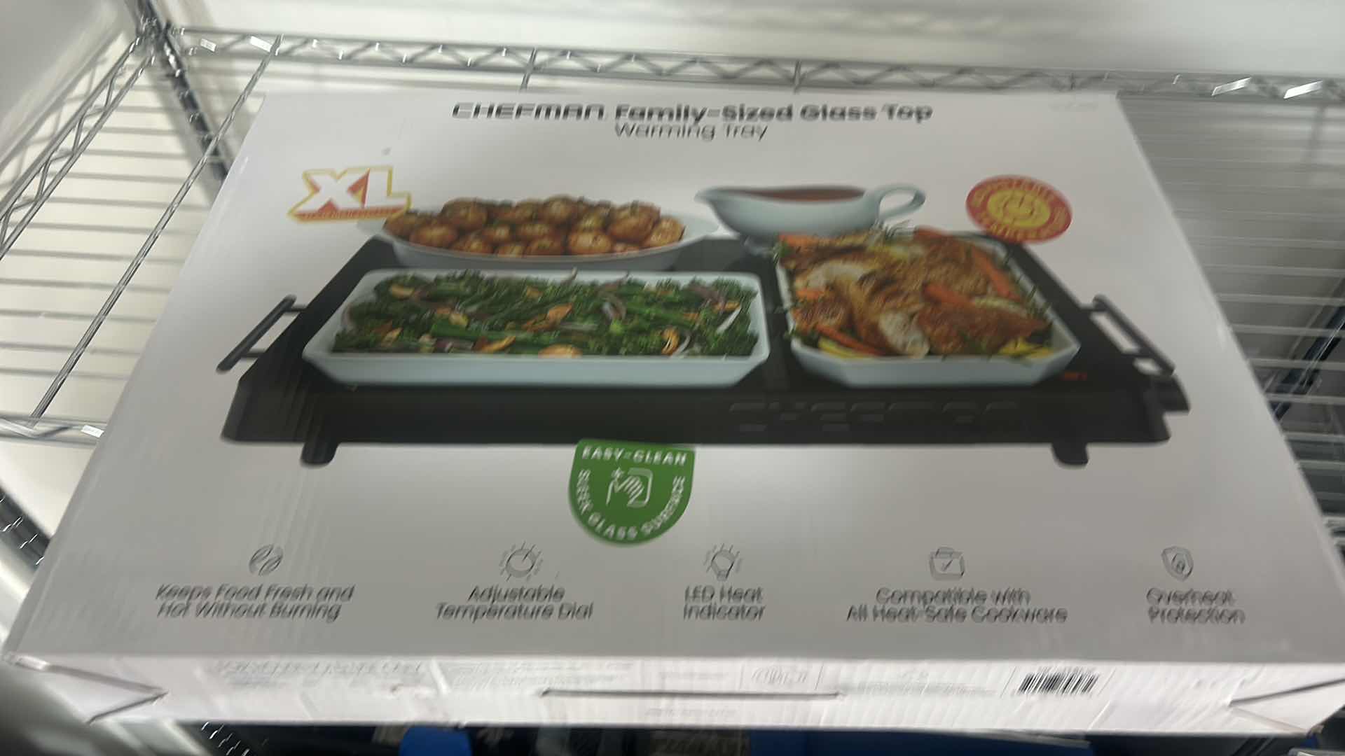 Photo 1 of CHEFMAN FAMILY SIZED GLASS TOP WARMING TRAY