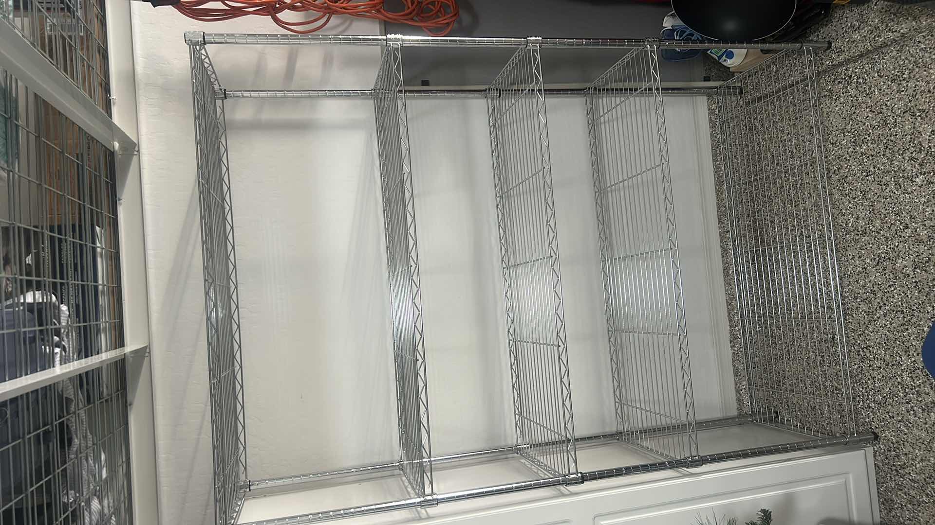 Photo 1 of 6’ METAL 5 SHELF GARAGE RACK 4’ X 6’