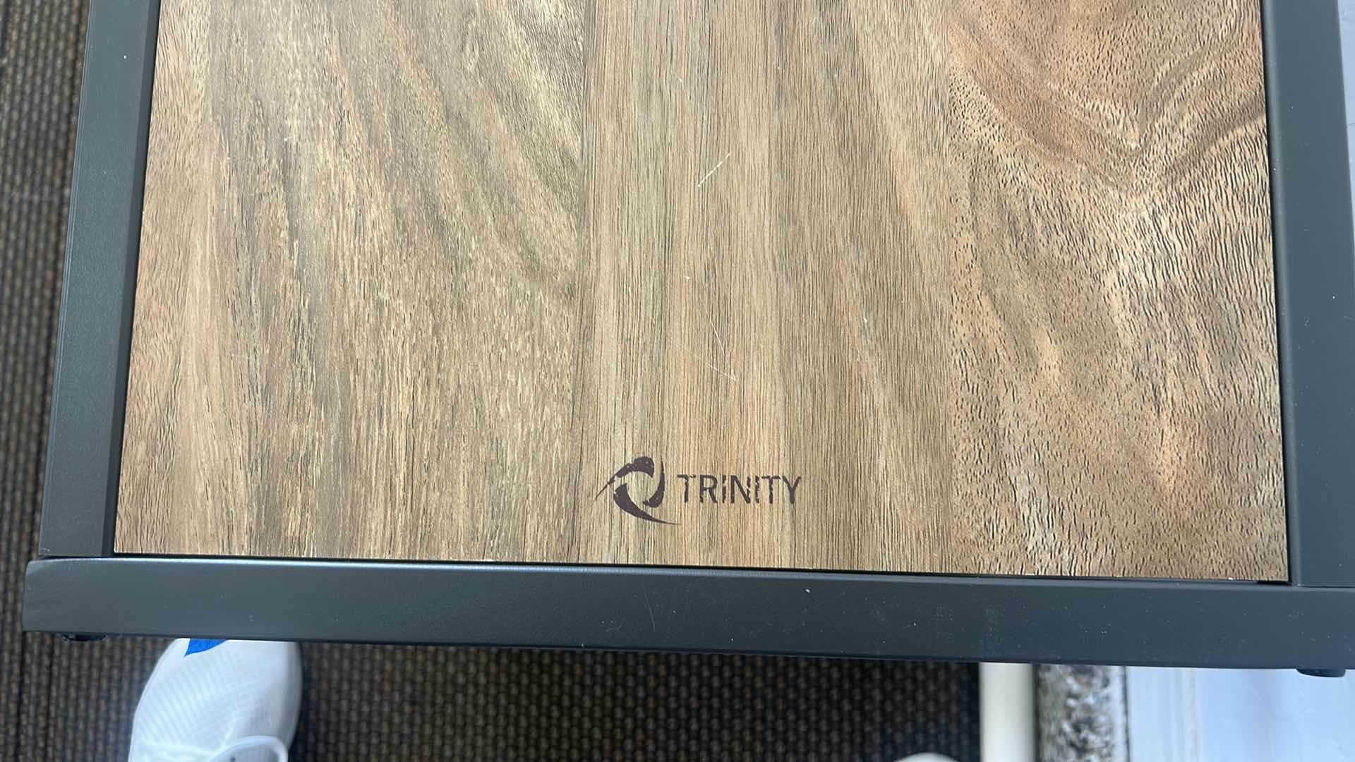 Photo 1 of TRINITY METAL SHOE RACK WITH WOOD TOP 36” x 13 1/2” x H18”