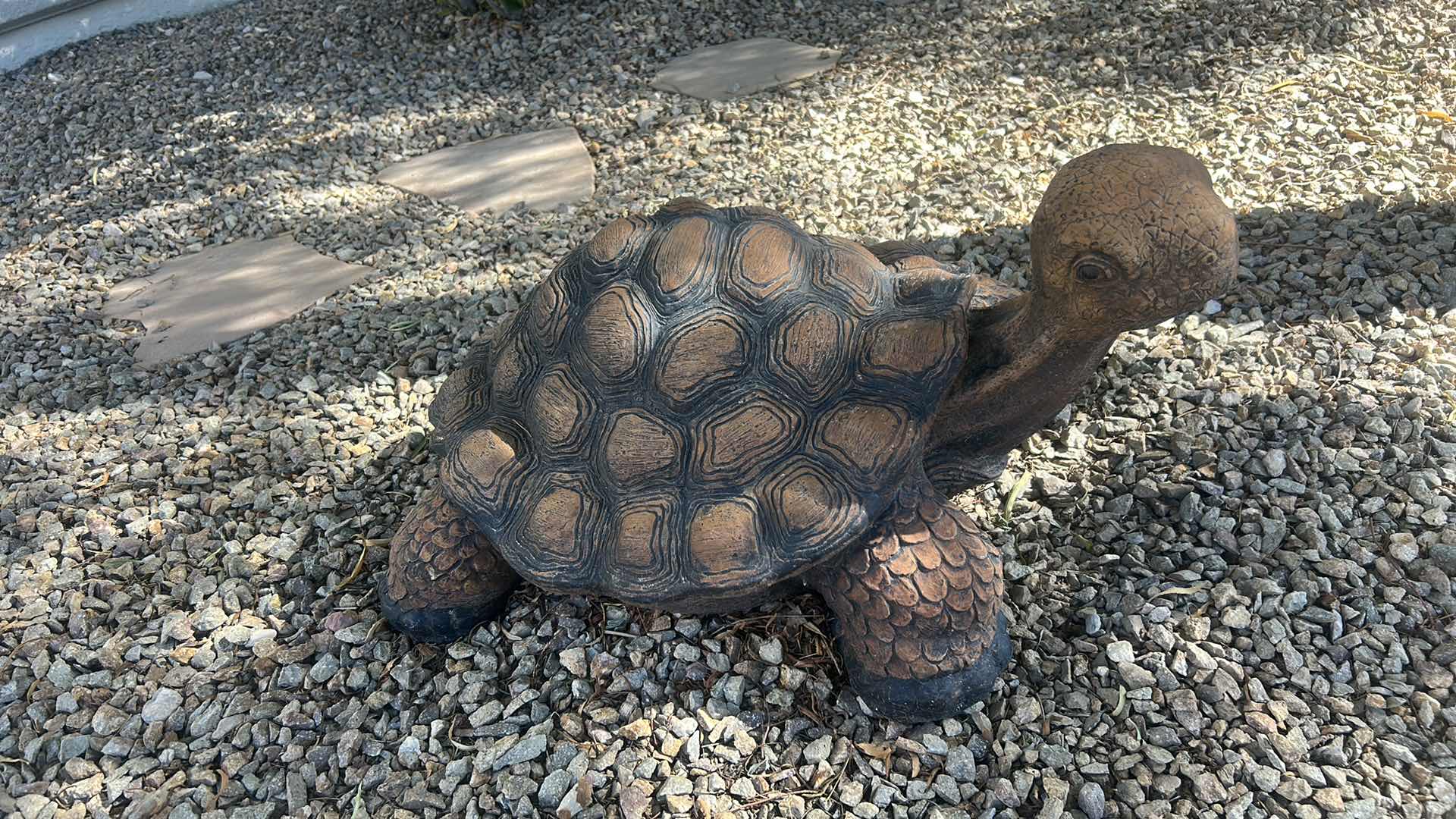 Photo 1 of VERY HEAVY OUTDOOR CONCRETE TURTLE 25” x 17” x H13”