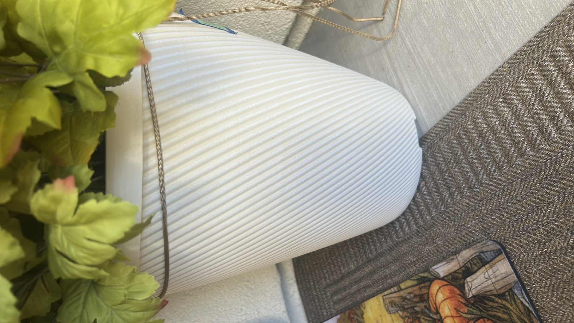 Photo 1 of 2 OUTDOOR FAUX FALL FLORAL ARRANGEMENTS H27” (POTS ARE HARD PLASTIC) AND  2 SCARECROWS H17”