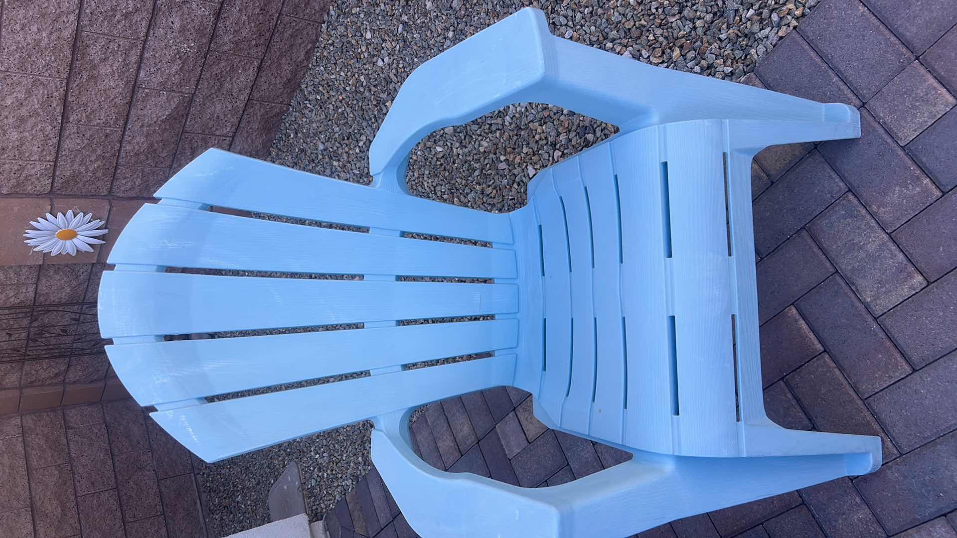 Photo 1 of 2 RESIN OUTDOOR FAUX WOOD ADIRONDACK CHAIRS