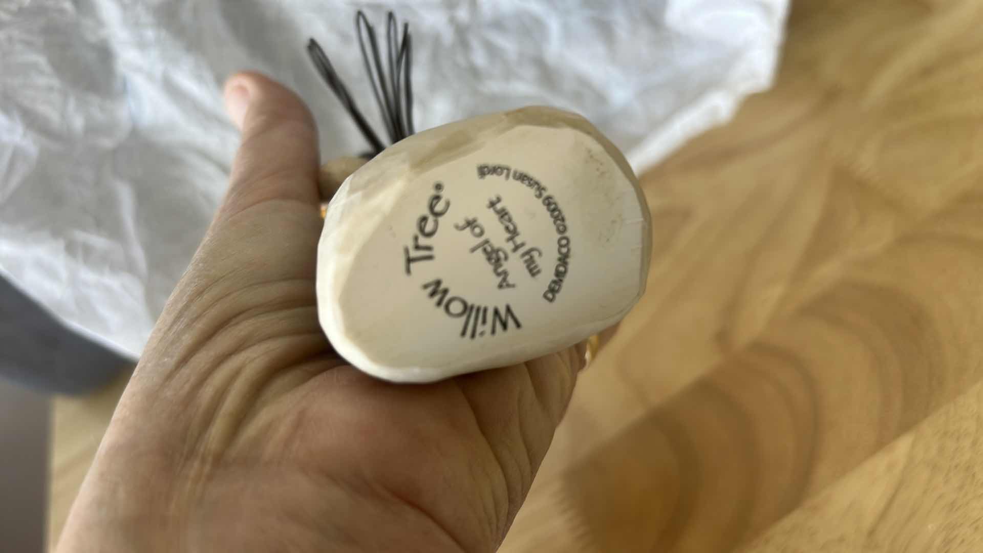 Photo 1 of 2 - WILLOW TREE ANGEL OF MY HEART H5” & CERAMIC BOX WITH HEART