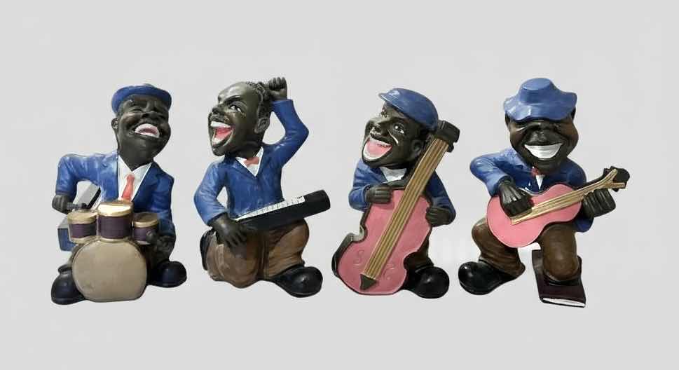 Photo 1 of 4 CERAMIC JAZZ MUSICIANS H6”
