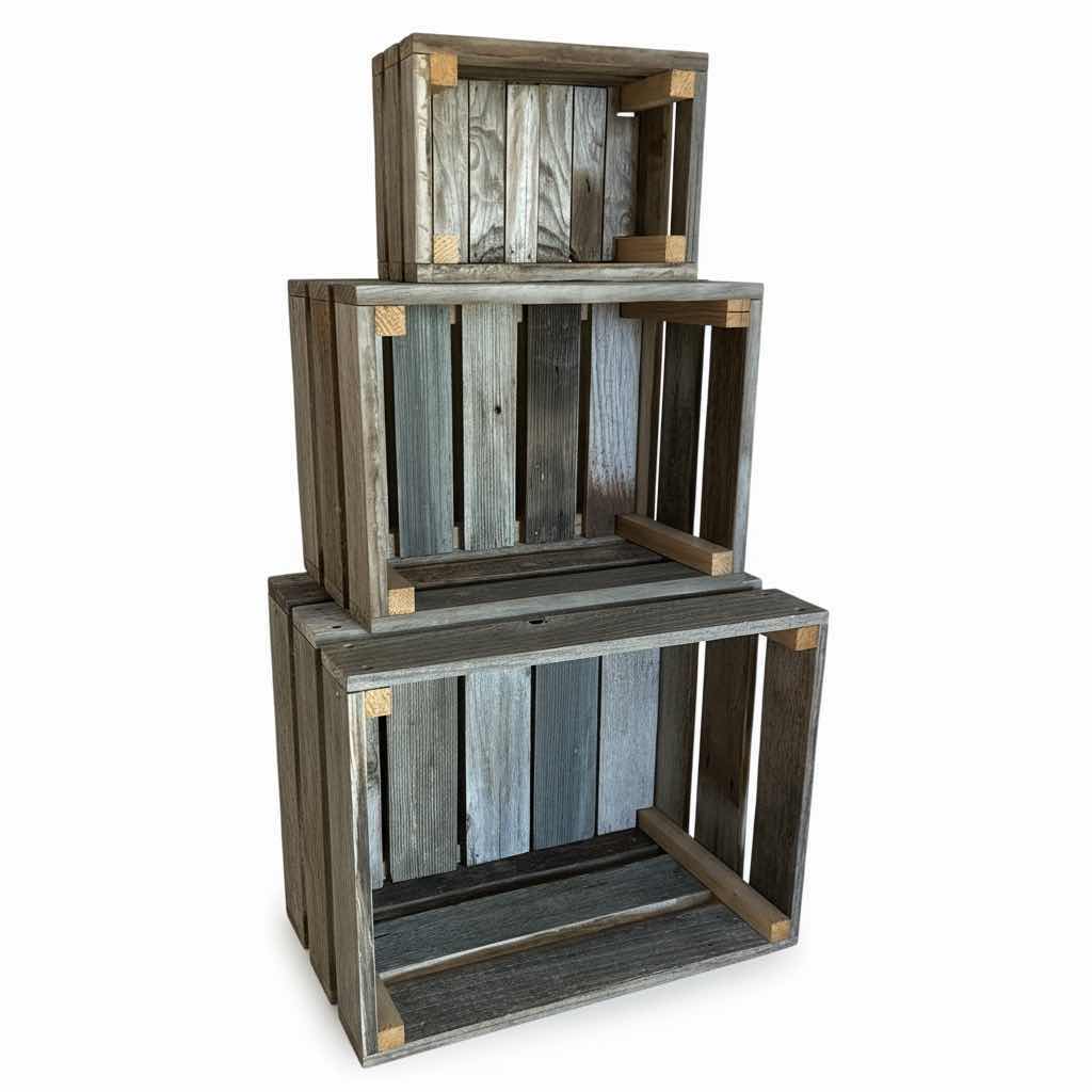 Photo 1 of 3 WOOD CRATES (LARGEST 20” x 16” x H12”)