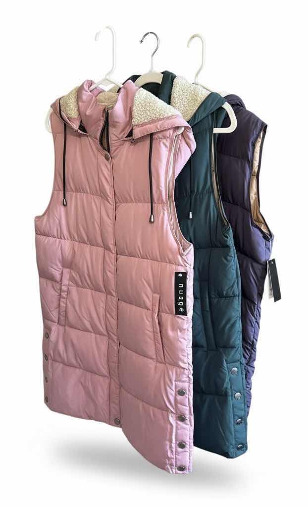 Photo 1 of 3 WOMENS HOODED PUFFER VESTS ( 2 NEW WITH TAGS)