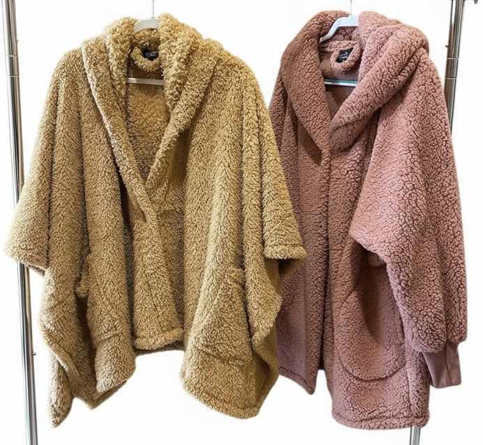 Photo 1 of 2 WOMENS BUMBLEBELLA SOFT OUTERWEAR (1 HAS BRIDESMAID EMBROIDERY ON BACK)  SIZED XXS BUT LOOKS LARGER MORE LIKE A MED