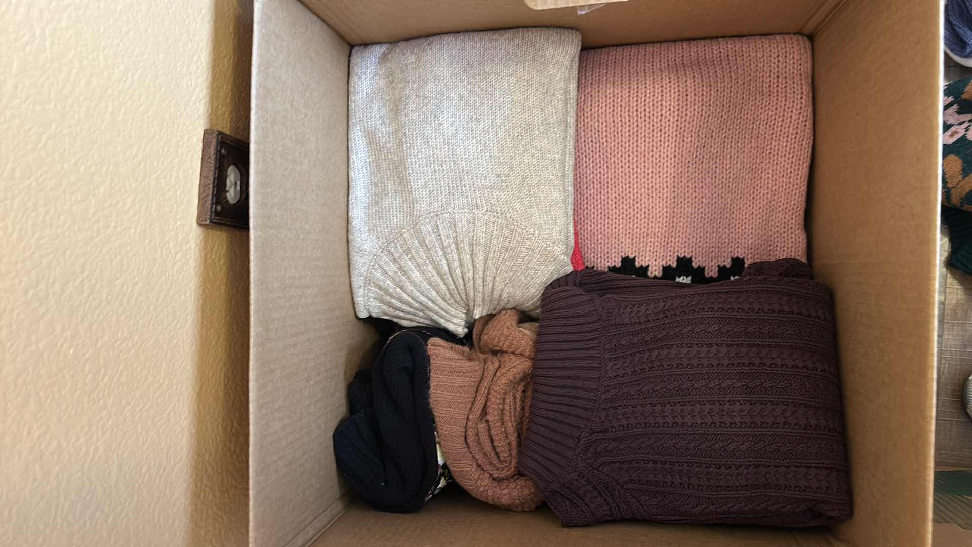 Photo 1 of BOX OF WOMENS SWEATERS