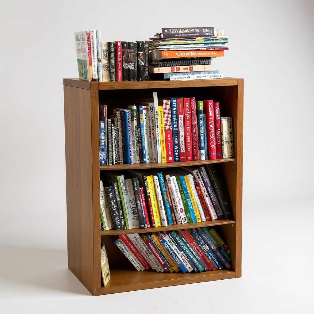 Photo 1 of 4 SHELVES OF BOOKS