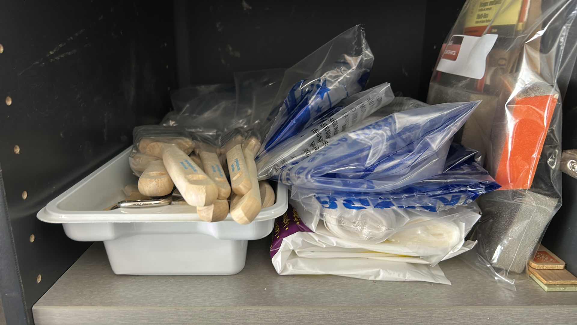 Photo 1 of CONTENTS OF 3 SHELVES IN GARAGE CABINET