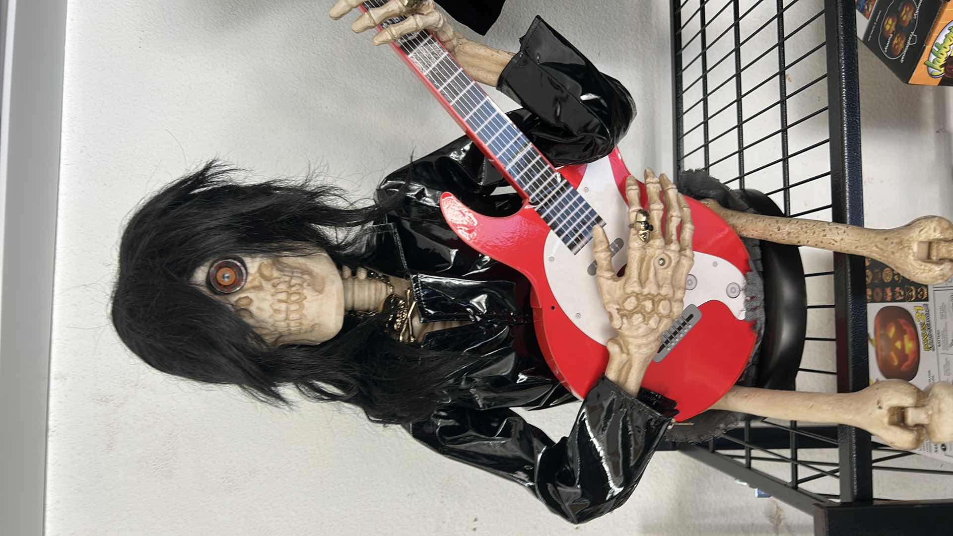 Photo 1 of HALLOWEEN SKELETON ELECTRIC GUITAR PLAYER AND HARMONICA PLAYER