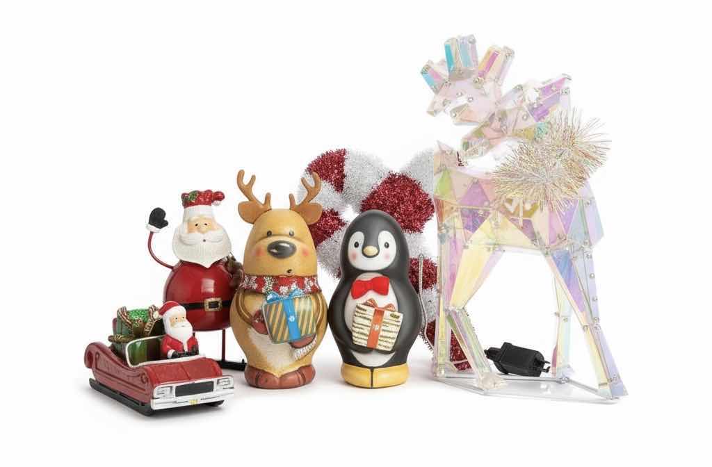 Photo 1 of 4 SHELVES OF CHRISTMAS DECOR