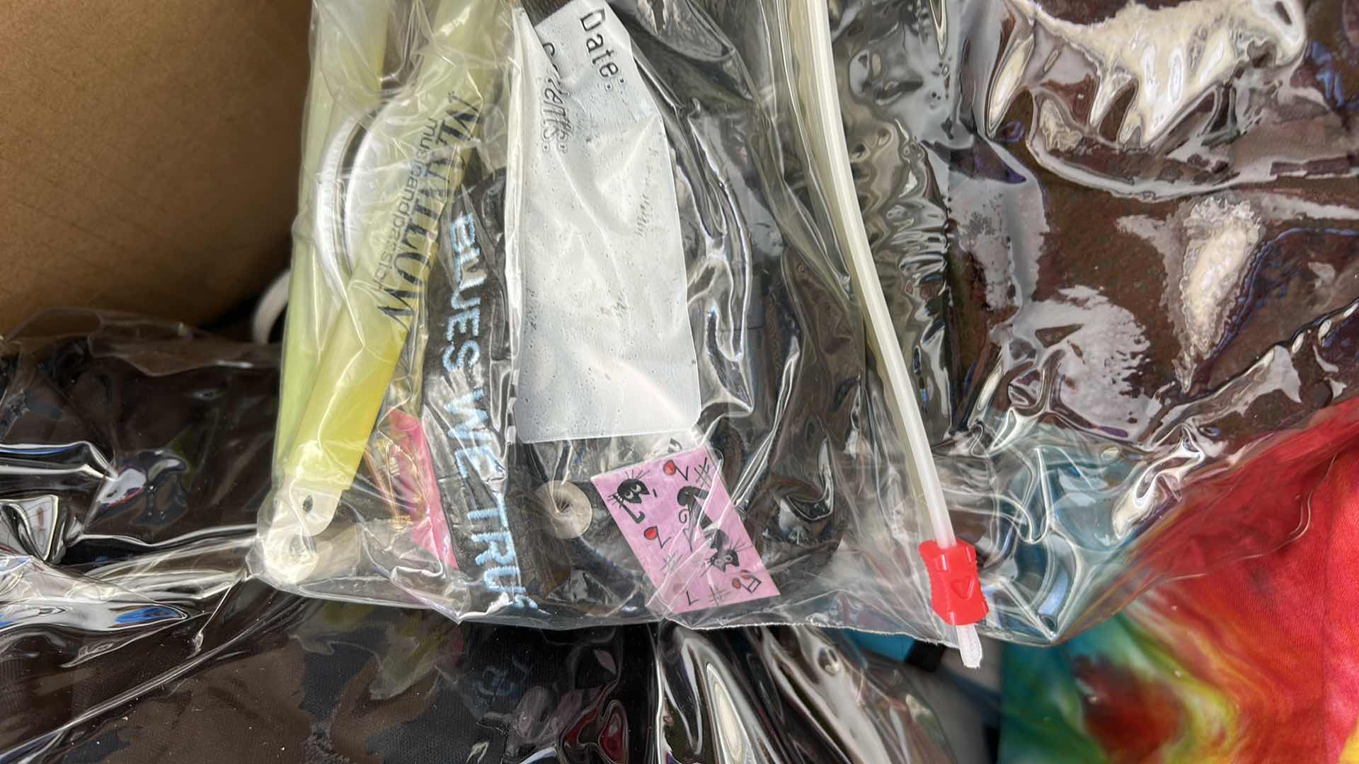 Photo 1 of BOX - FULL OF LEGENDARY BLUES CRUISE MERCHANDISE & COSTUMES