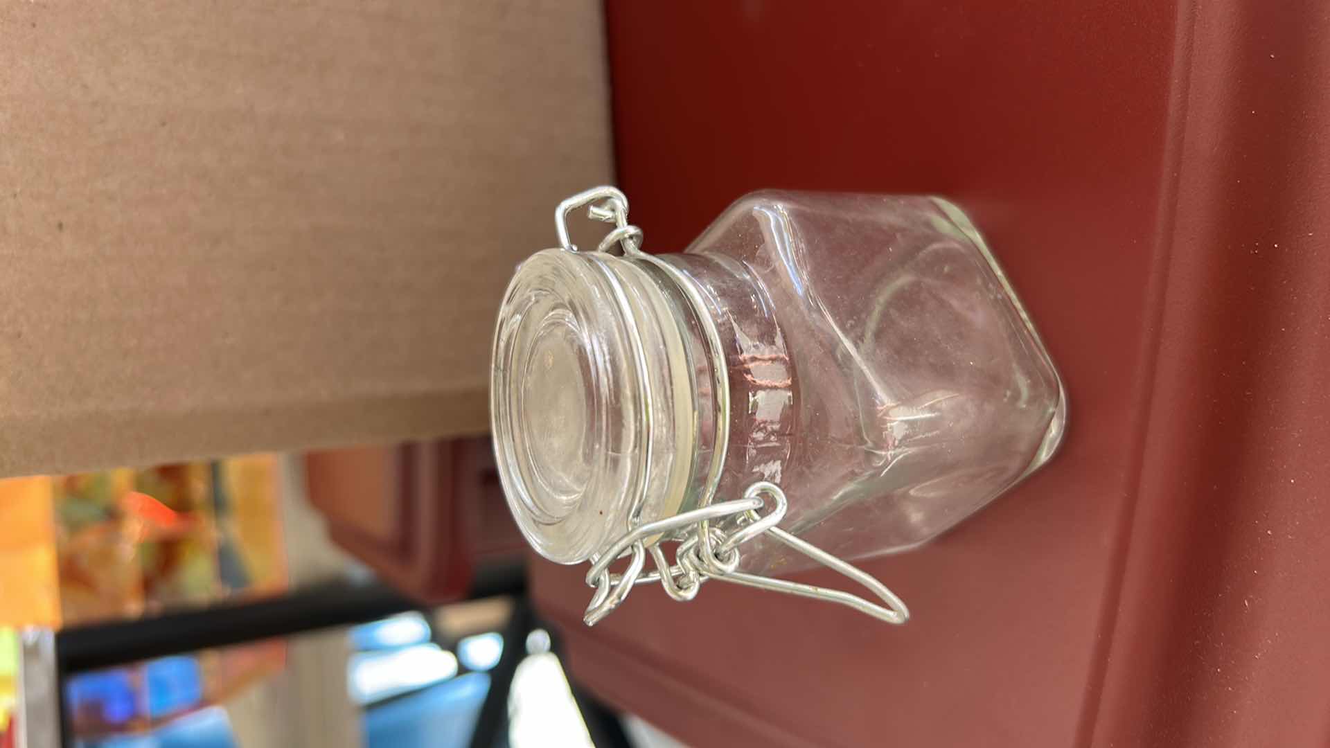 Photo 1 of BOX WITH SPICE JARS