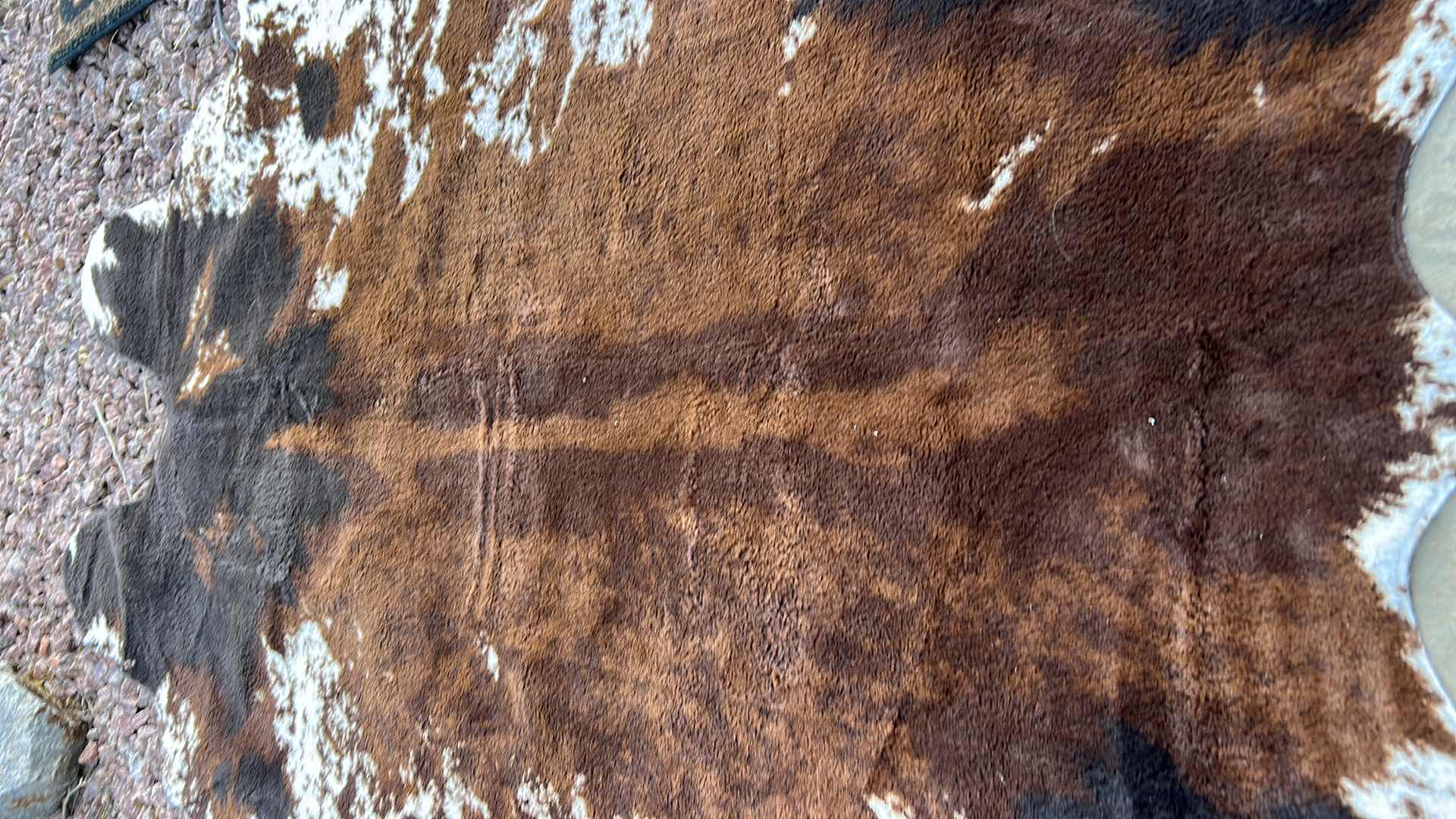 Photo 1 of FAUX FUR COWHIDE RUG 55” x 71”